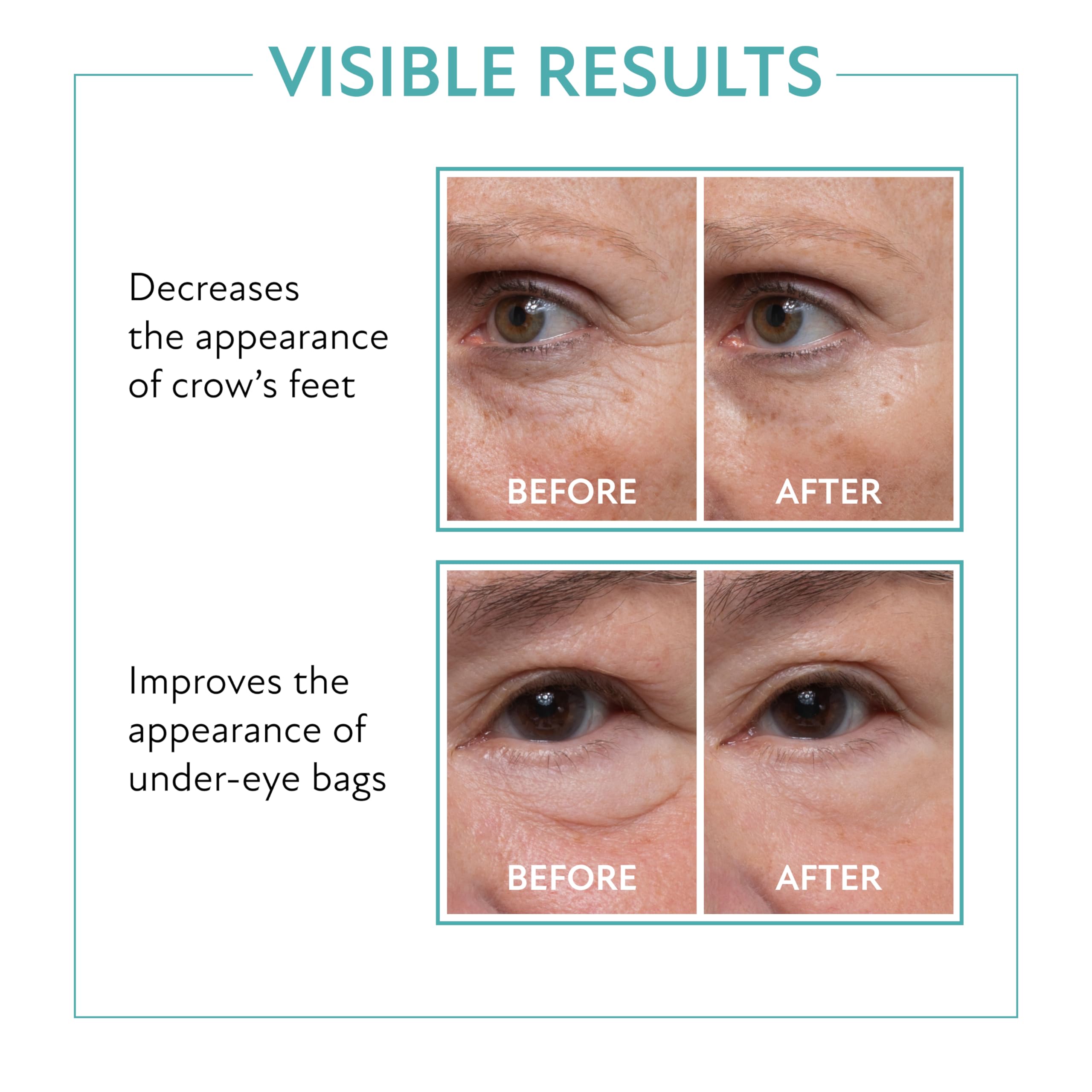 Westmore Beauty 60 Second Eye Effects Tinted Firming Gel - Instant Tightening Serum, Under-Eye Cream For Puffiness And Bags - Li