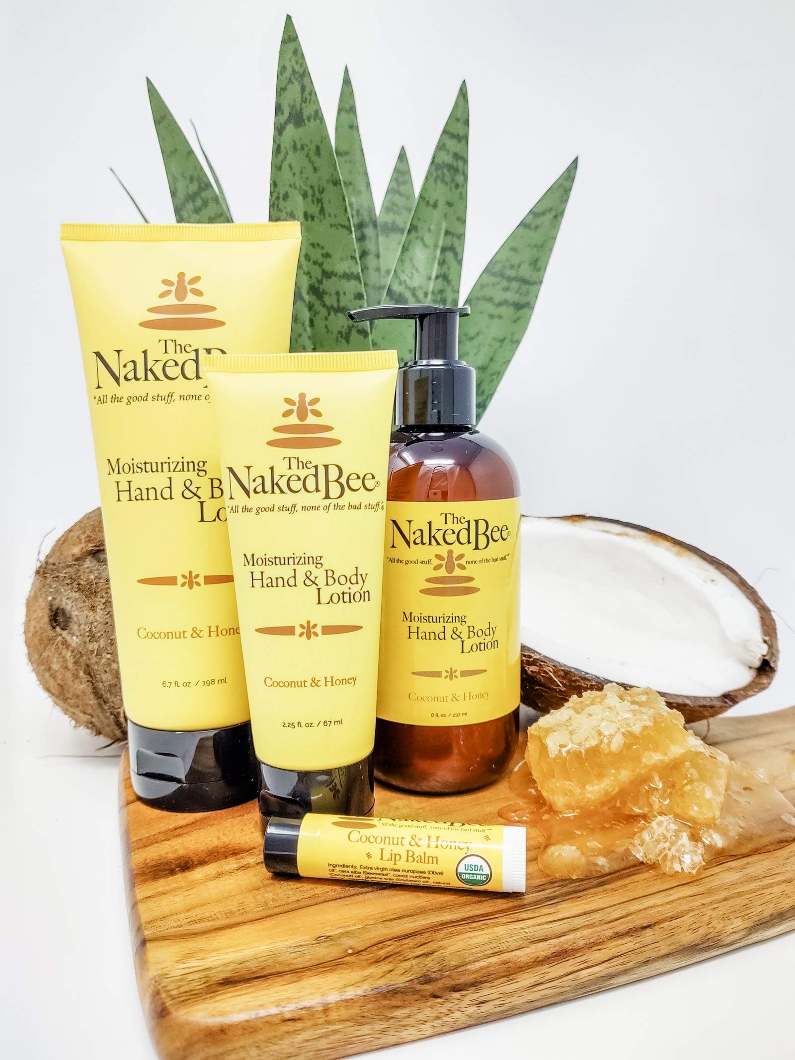 The Naked Bee Coconut and Honey, Moisturizing Hand and Body Lotion 6.7 Ounce