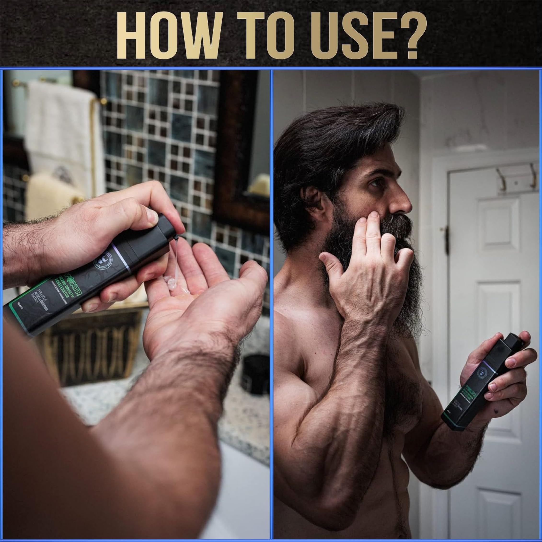 The Beard Struggle Voxtr Beard Growth Serum With Follicle Acceleration Matrix - Promotes Thicker & Healthier Beard - Beard Serum