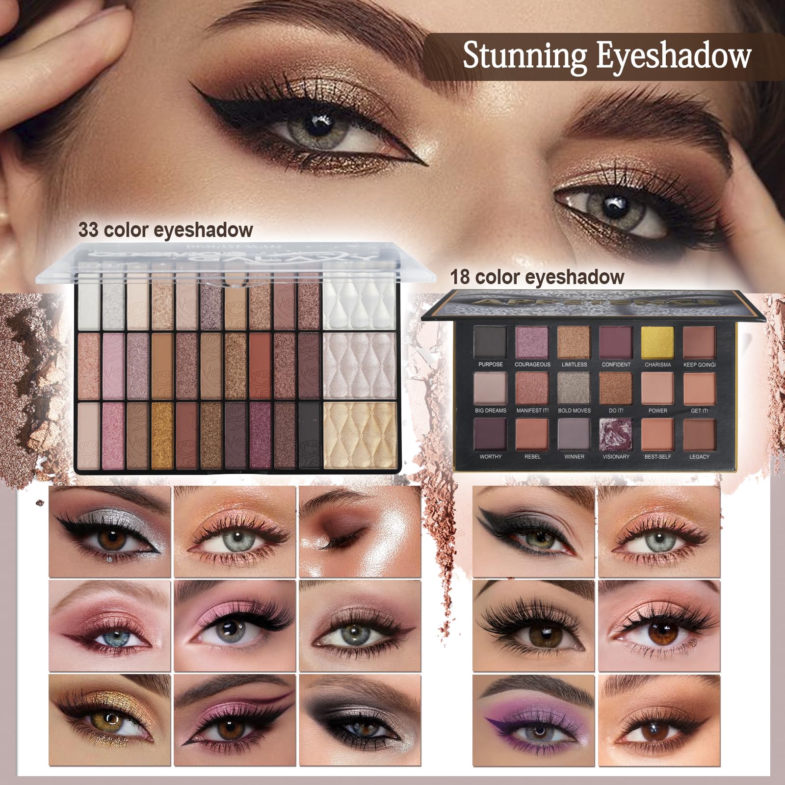 All In One Makeup Kit For Women Full Kit, Makeup Gift Set For Girls & Teen, Travel Makeup Set, Professional Makeup Kit Includes