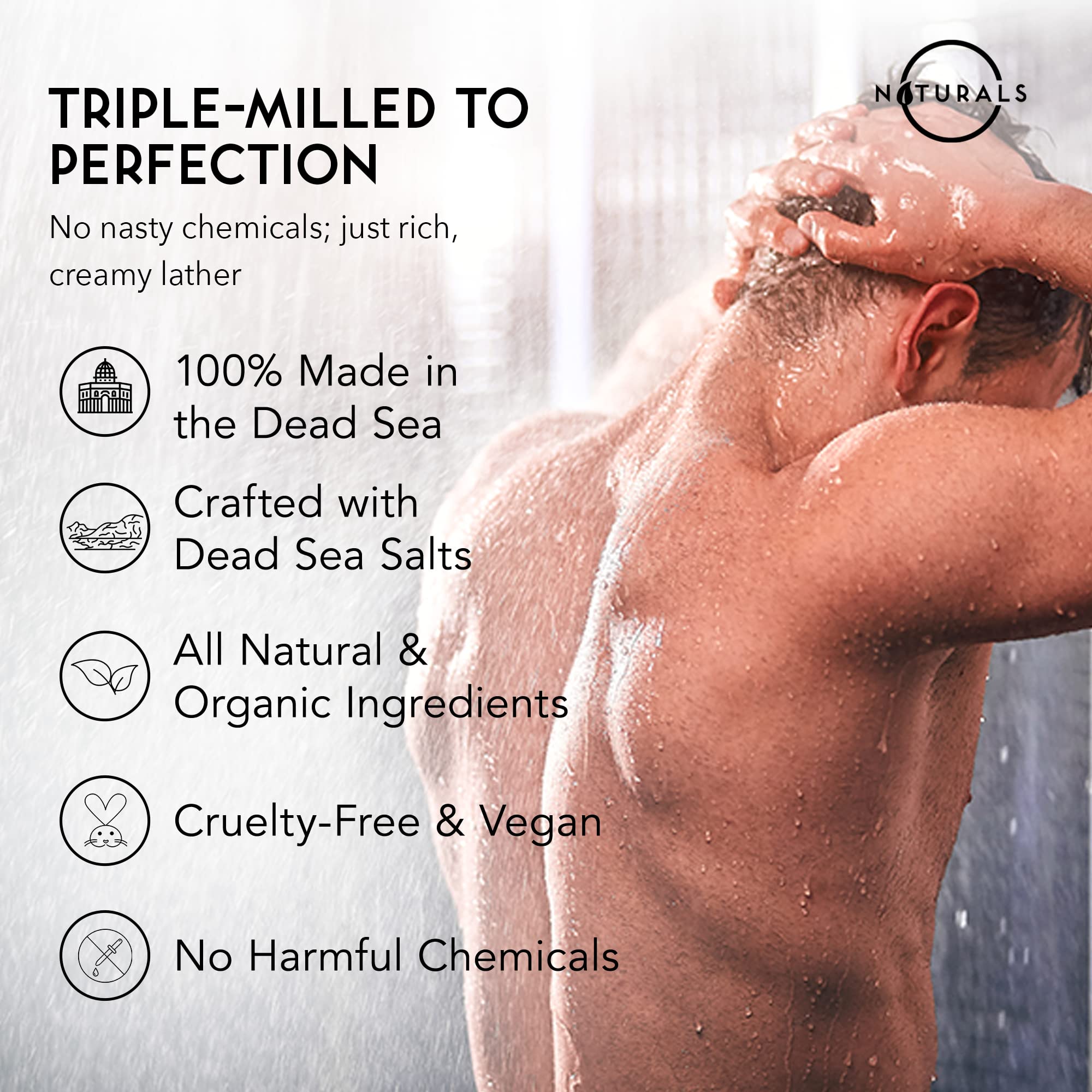 O Naturals 10Pc Bar Soap For Men & Women - Natural Soap, Bath Soap Bar For Women - Natural Soap For Men, Natural Bar Soap, Soap