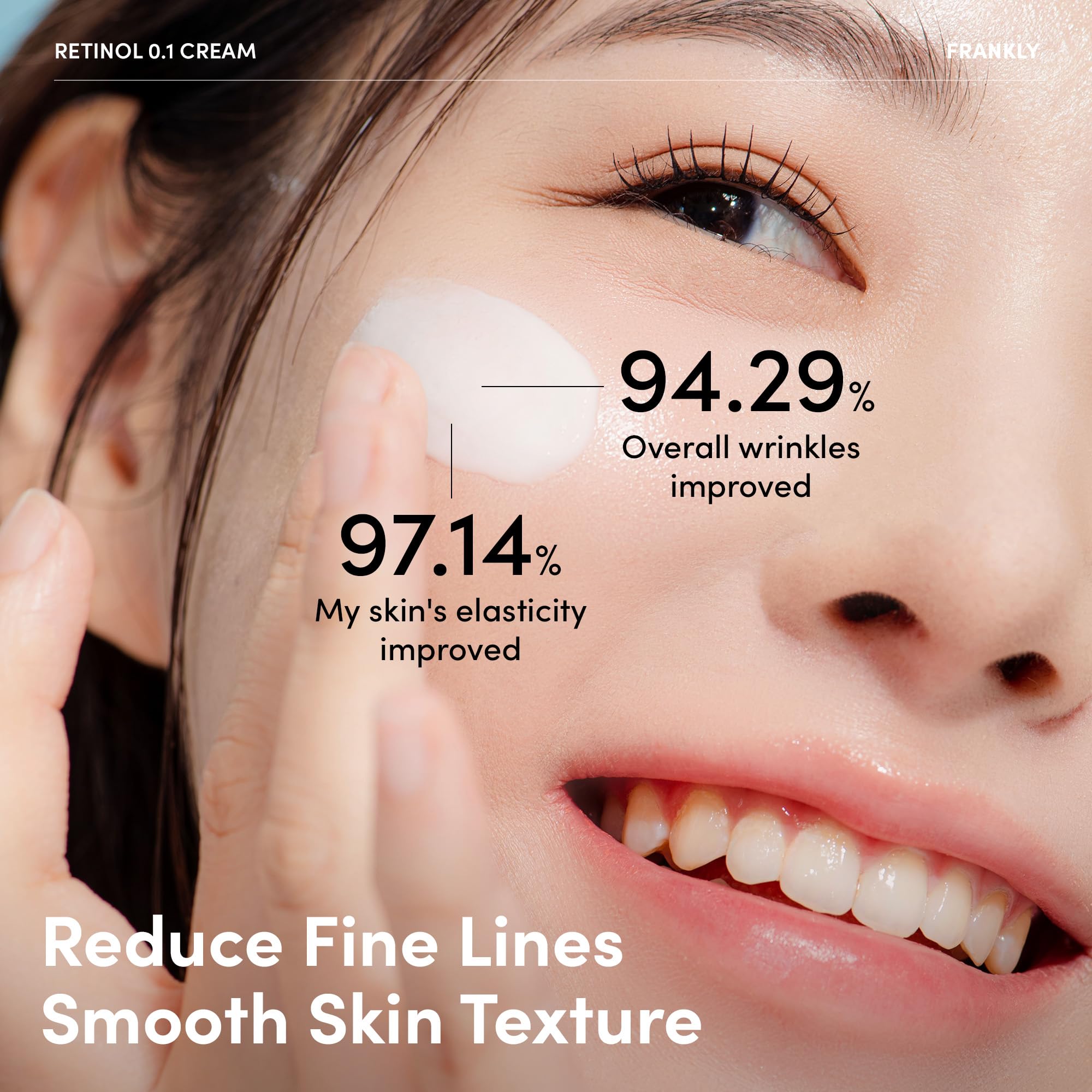 Frankly Retinol 0.1 Cream - Beginner Retinol | Fine Lines & Wrinkles Care, Acne Care, Skin Lifting & Restoration, Anti-Aging | C