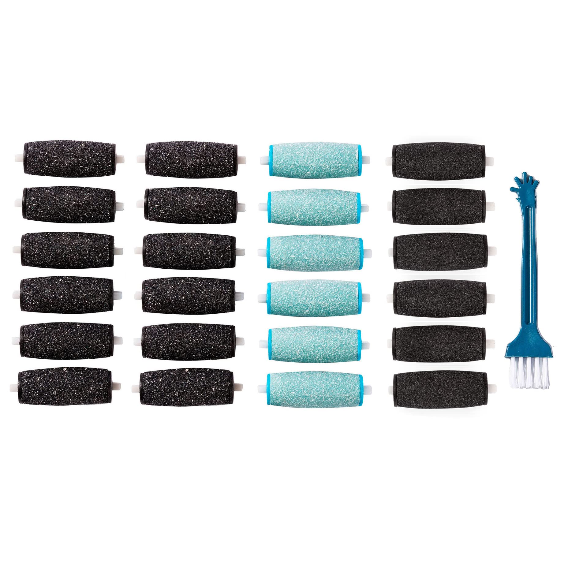 LULUKO 24PCs Pedicure Refill Rollers Compatible with Amope Pedi Perfect