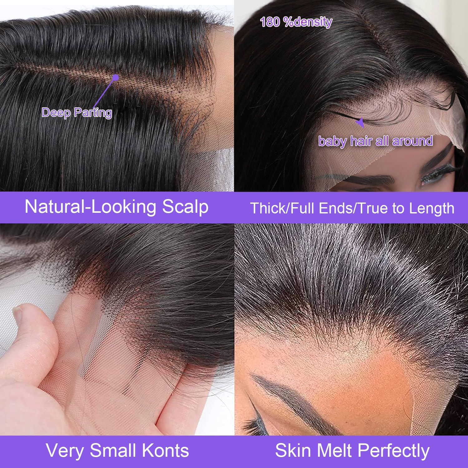32 Inch Body Wave Lace Front Wigs Human Hair Pre Plucked Glueless Wigs Human Hair 180% Density 13X4 Hd Lace Body Wave Human Hair