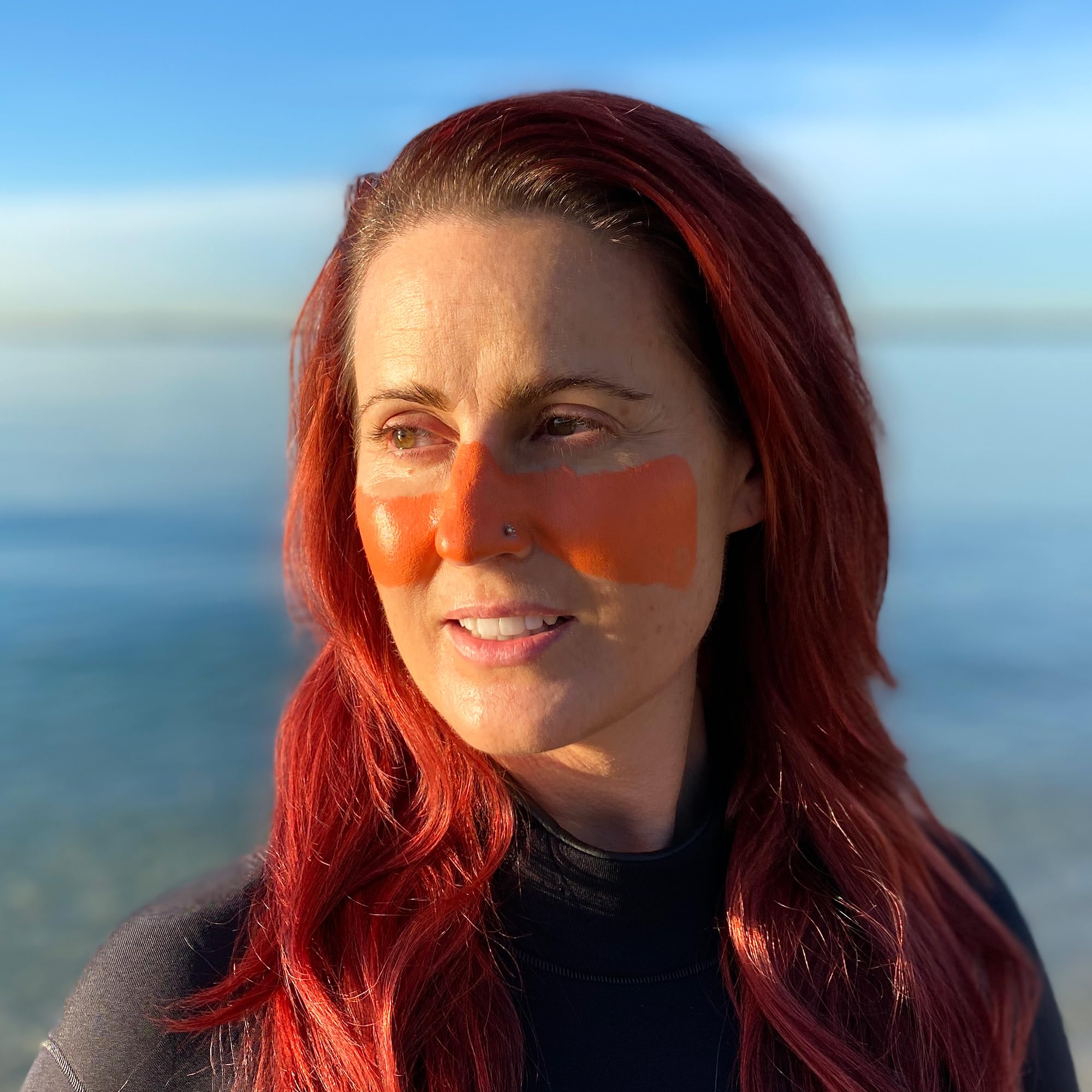 Sun Zapper (Orange) Extreme Zinc Stick - Orange Mineral Sunscreen Stick Spf50+ Uva/Uvb+ Unbeatable Sun Protection Sunblock, Made