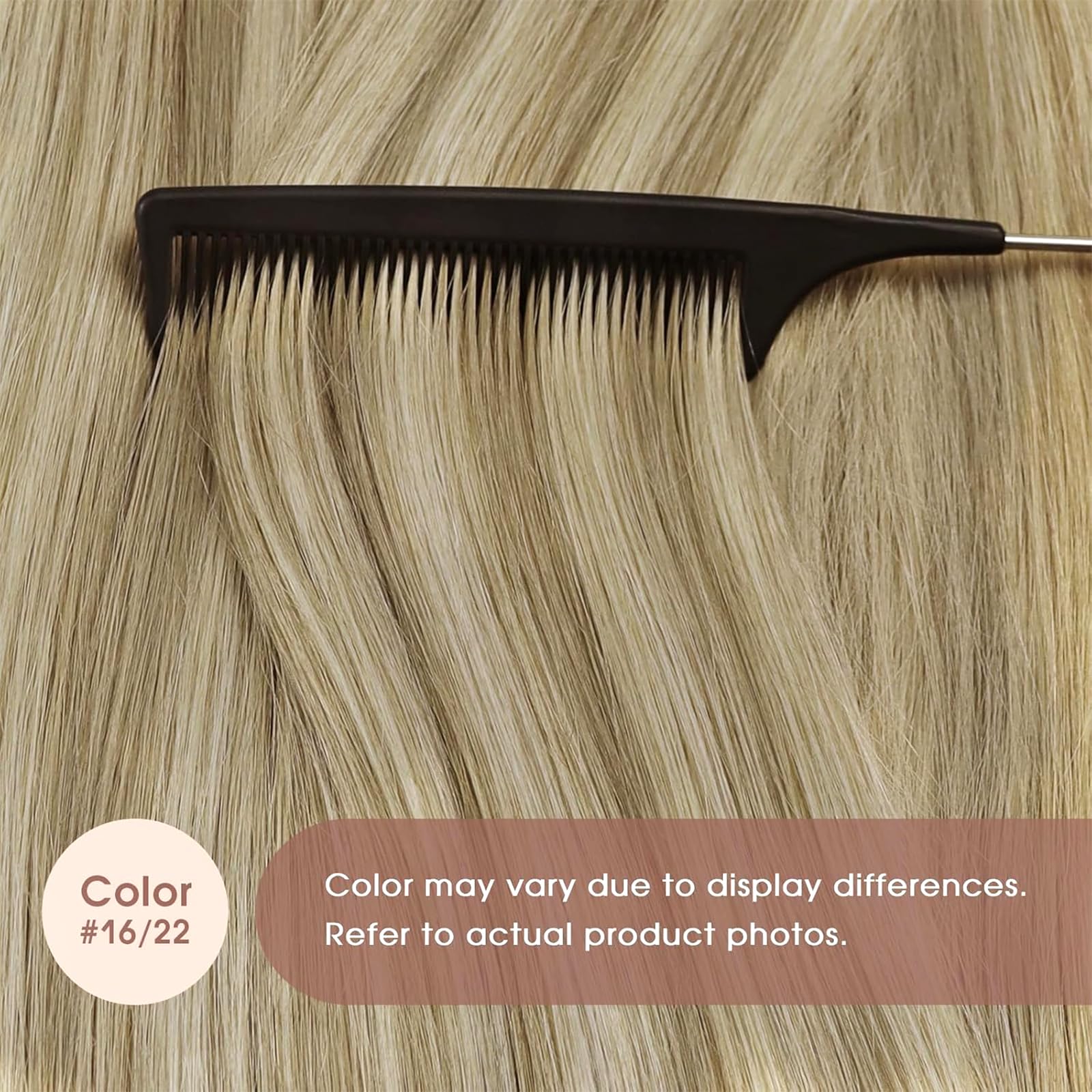 Sunny Hair Tape in Hair Extensions Real Human Hair Invisible Remy Hair Extensions Tape ins for Women Dark Honey Blonde Highlight