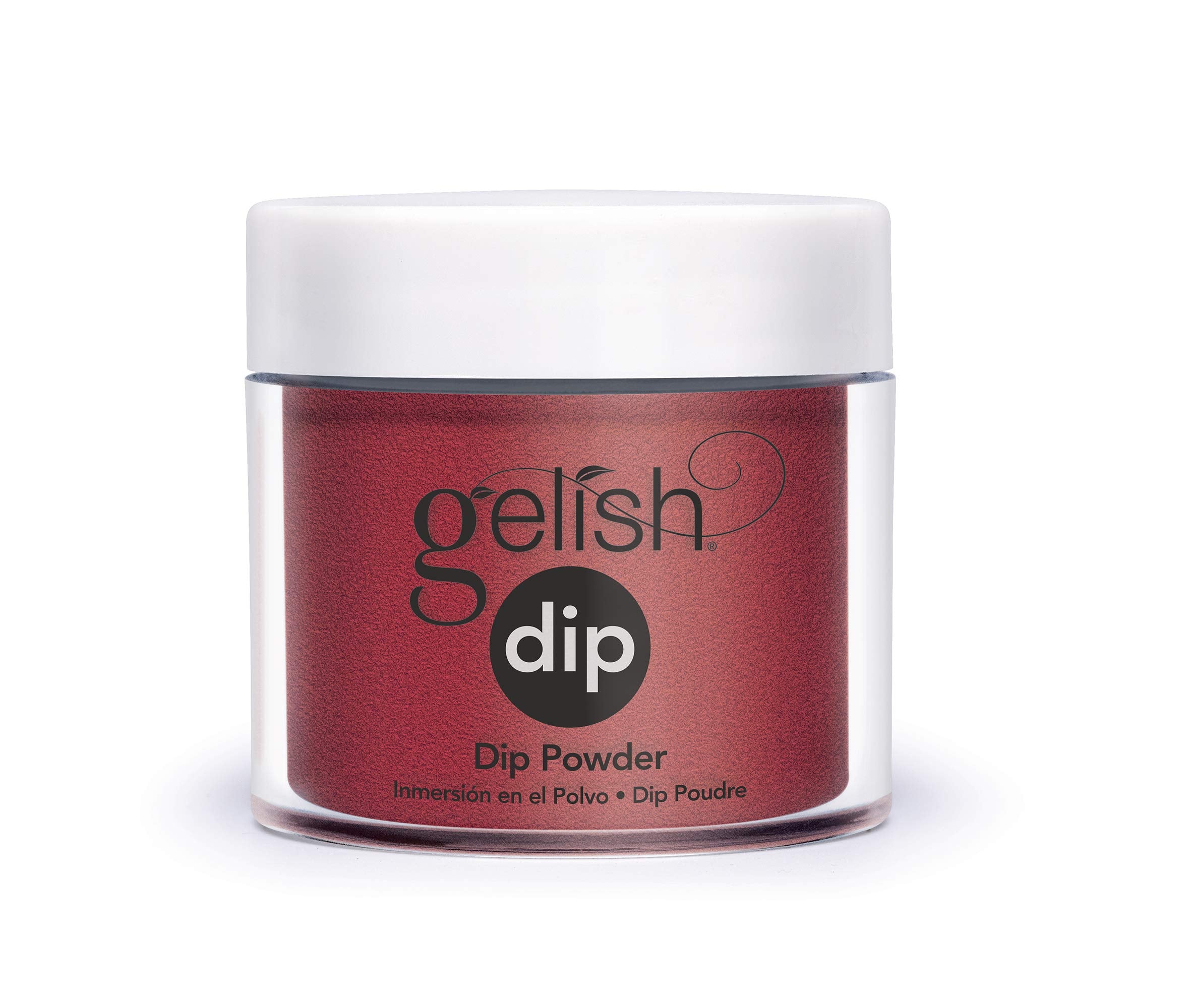 Gelish Powder Dip Collection (A Tale of Two Nails) Red Nail Dip Powder, Red Nail Powder, Dip Powder Colors, 8 ounce