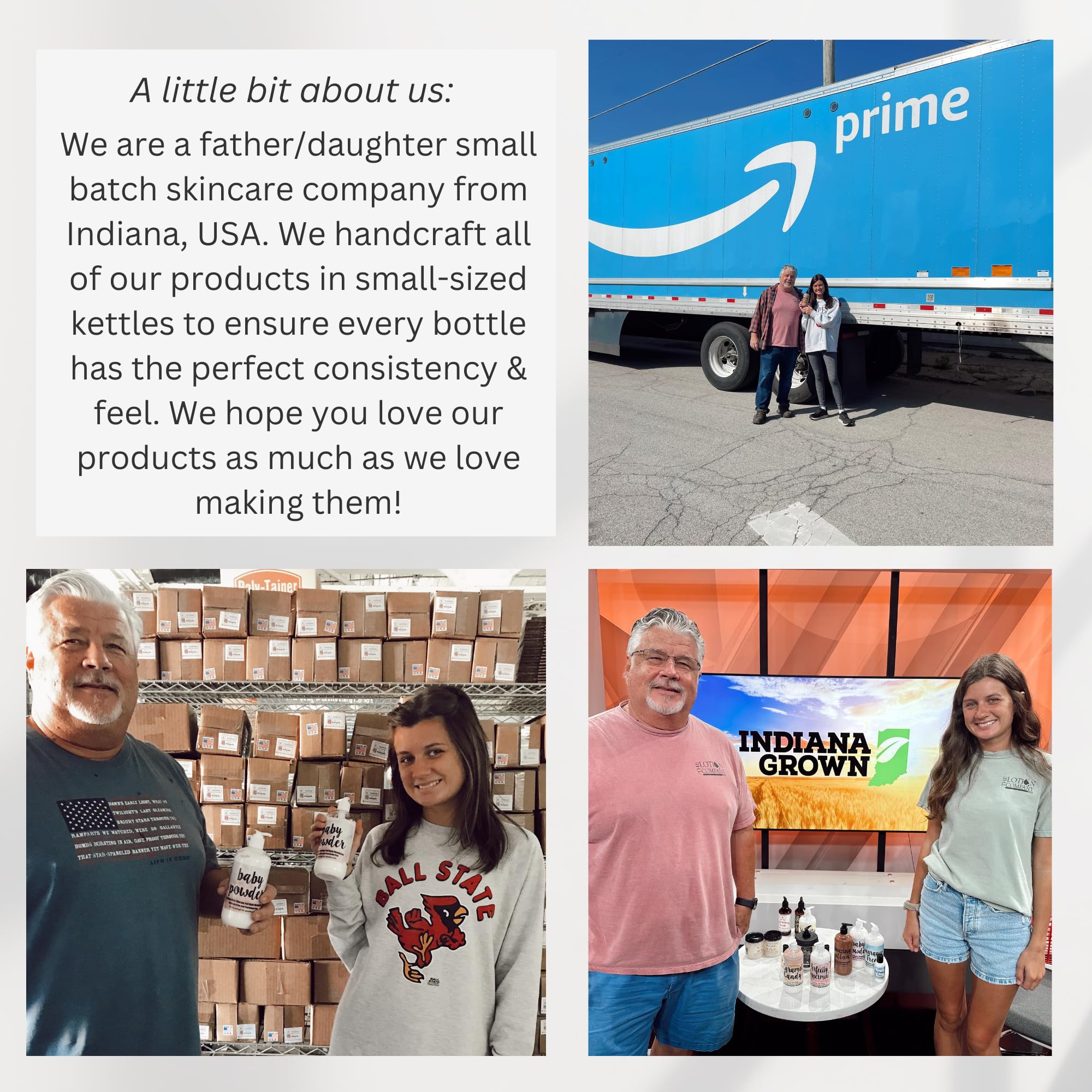 The Lotion Company 24 Hour Skin Therapy Lotion, Full Body Moisturizer, Travel Size, Paraben Free, Made In Usa, Baby Powder Fragr