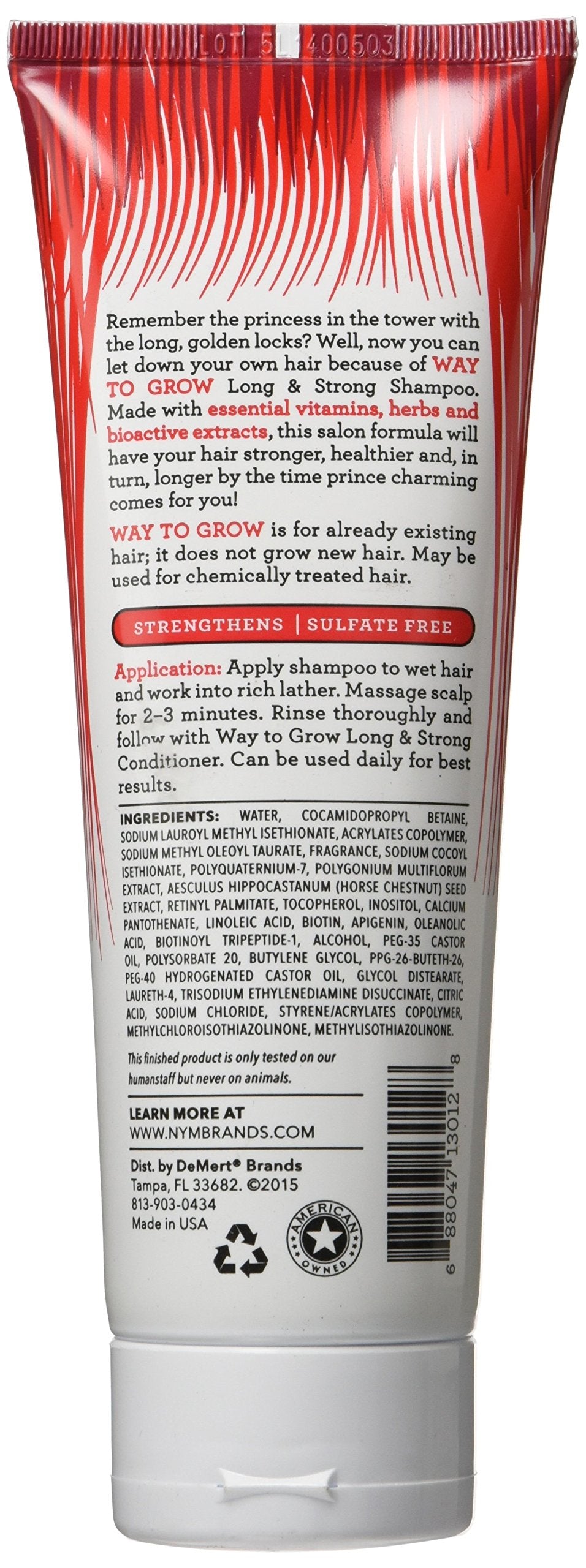 Not Your Mothers Shampoo Way To Grow (Long+Strong) 8 Ounce (235ml) (2 Pack)