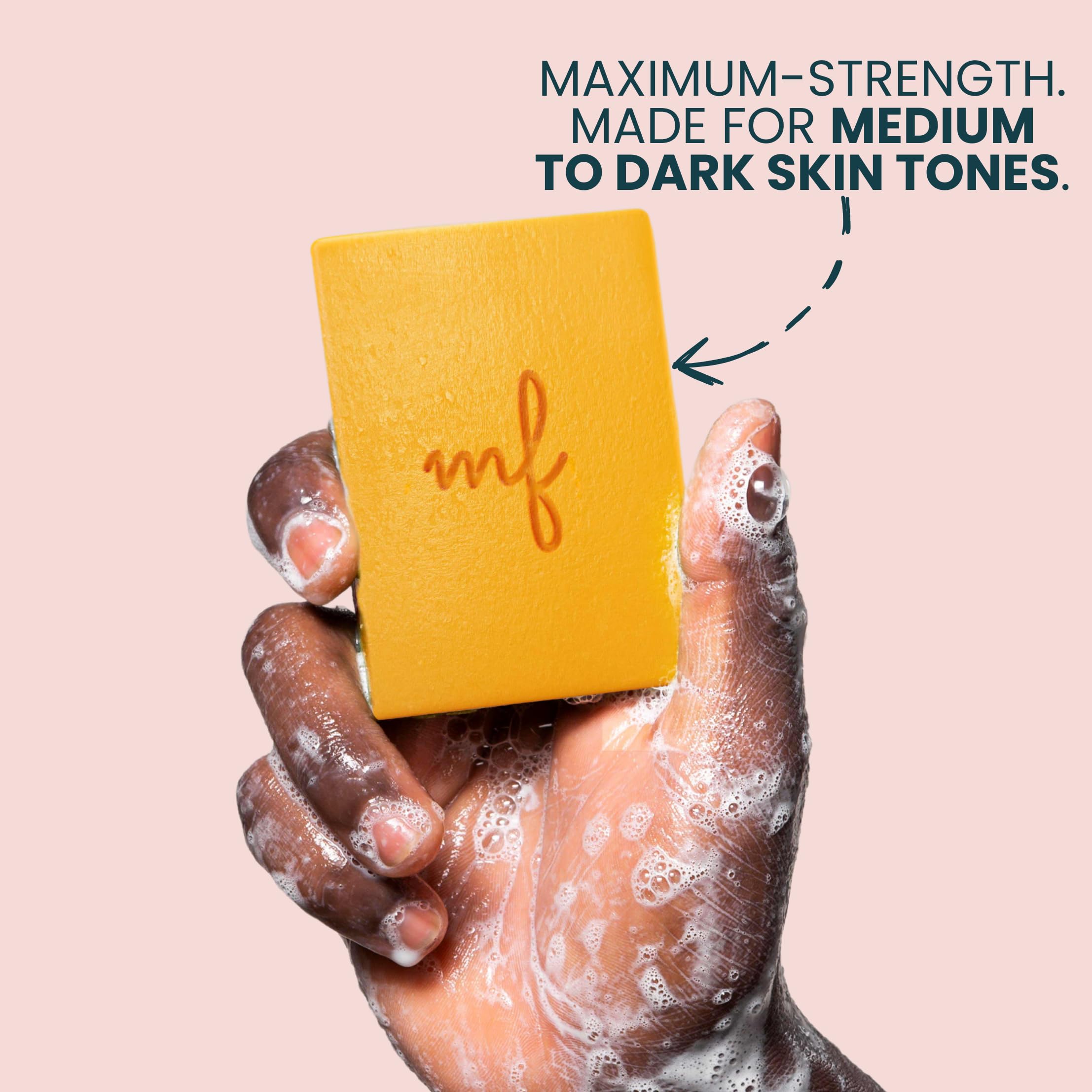 Pure Kojic Acid Soap Bar for Hyperpigmentation and Dark Spots - Dark Spot Remover for Face and Body - For Women with Medium to D