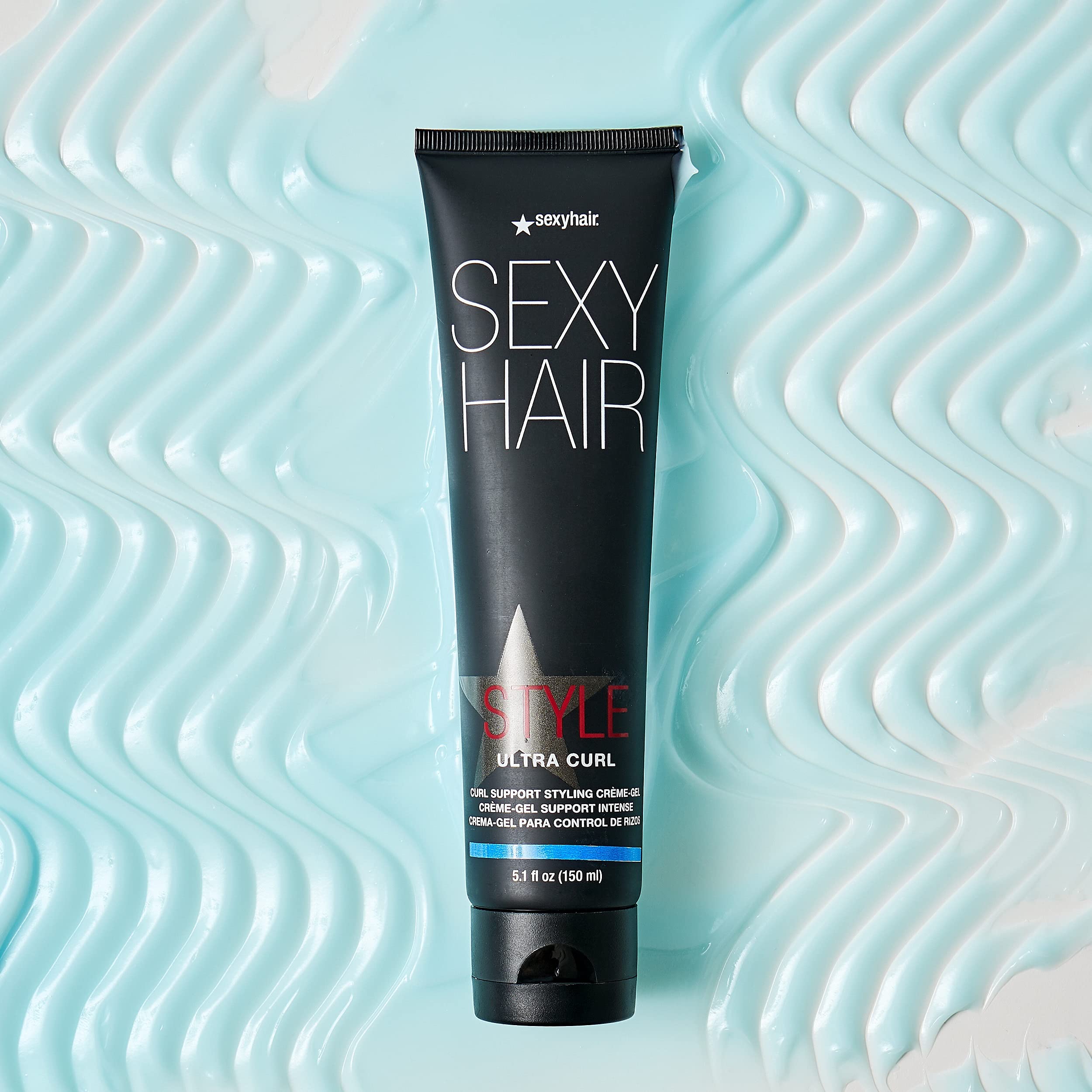 Sexyhair Style Ultra Curl Support Styling Crme-Gel, 5.1 Oz | High Control | Adds Definition And Long-Lasting Shape