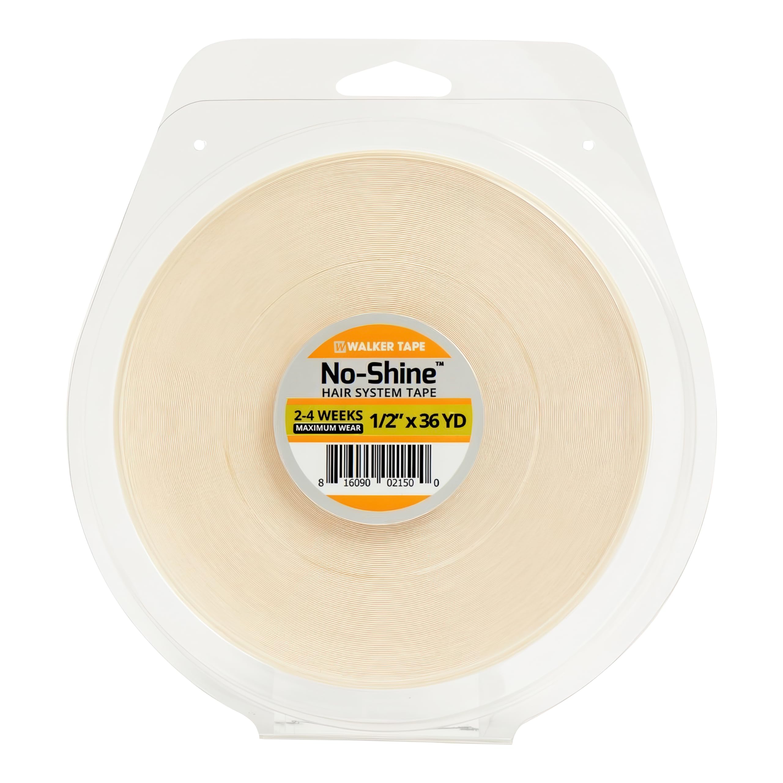 Walker Tape No-Shine Roll 1/2 x 36 Yards for Wig Installs, Lace Systems, Toupee Applications, Hair Tape Prep and Adhesive Strips