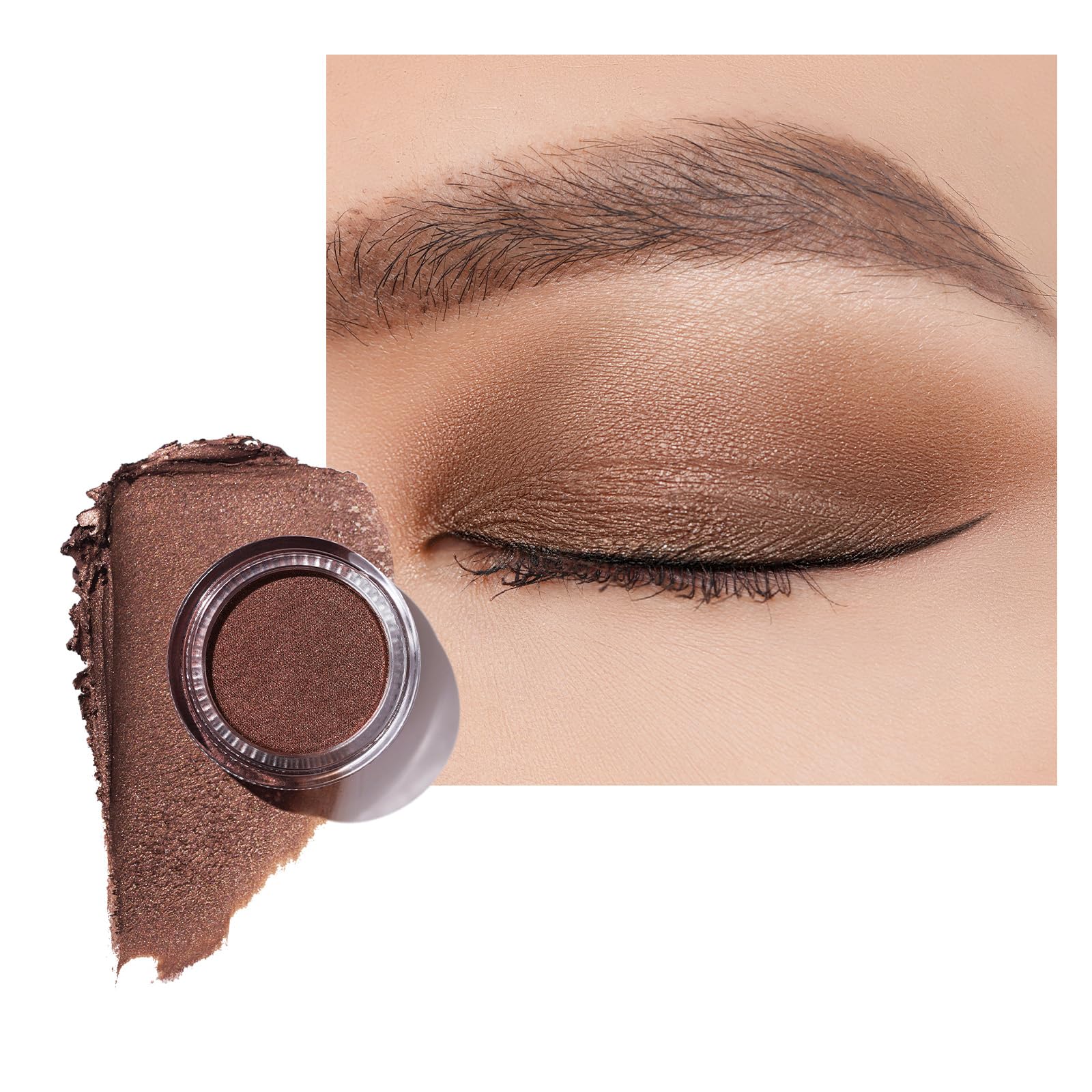 Oulac Bronze Cream Eyeshadow Also For Highlighter Large Capacity Highly Pigmented Eye Shadow Waterproof &Long Lasting With Moist