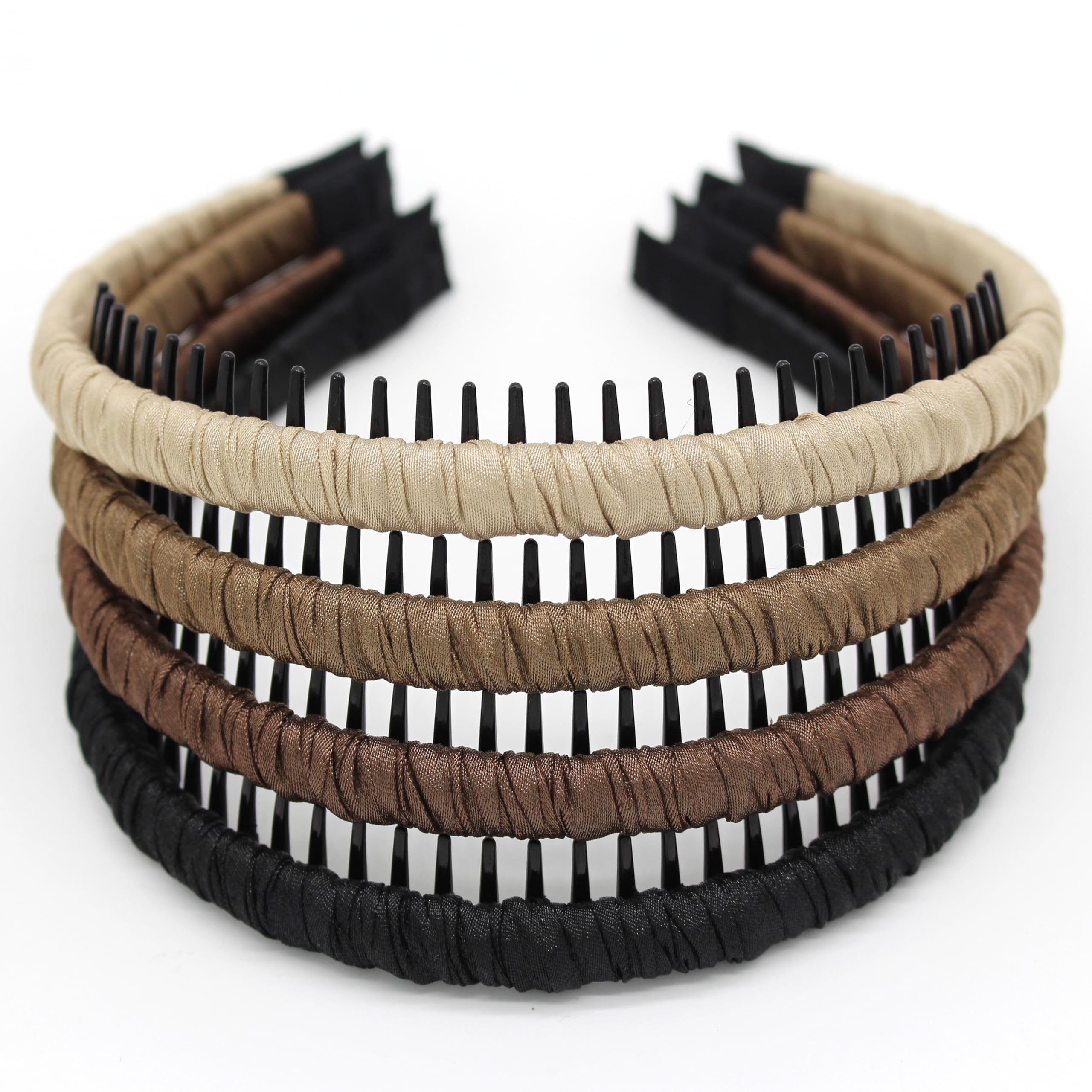 JOBAND Plastic Headbands for Women,Non Slip Hair Bands for women 's hair,headband with teeth Suitable Spa,Yoga,Sports and Daily 