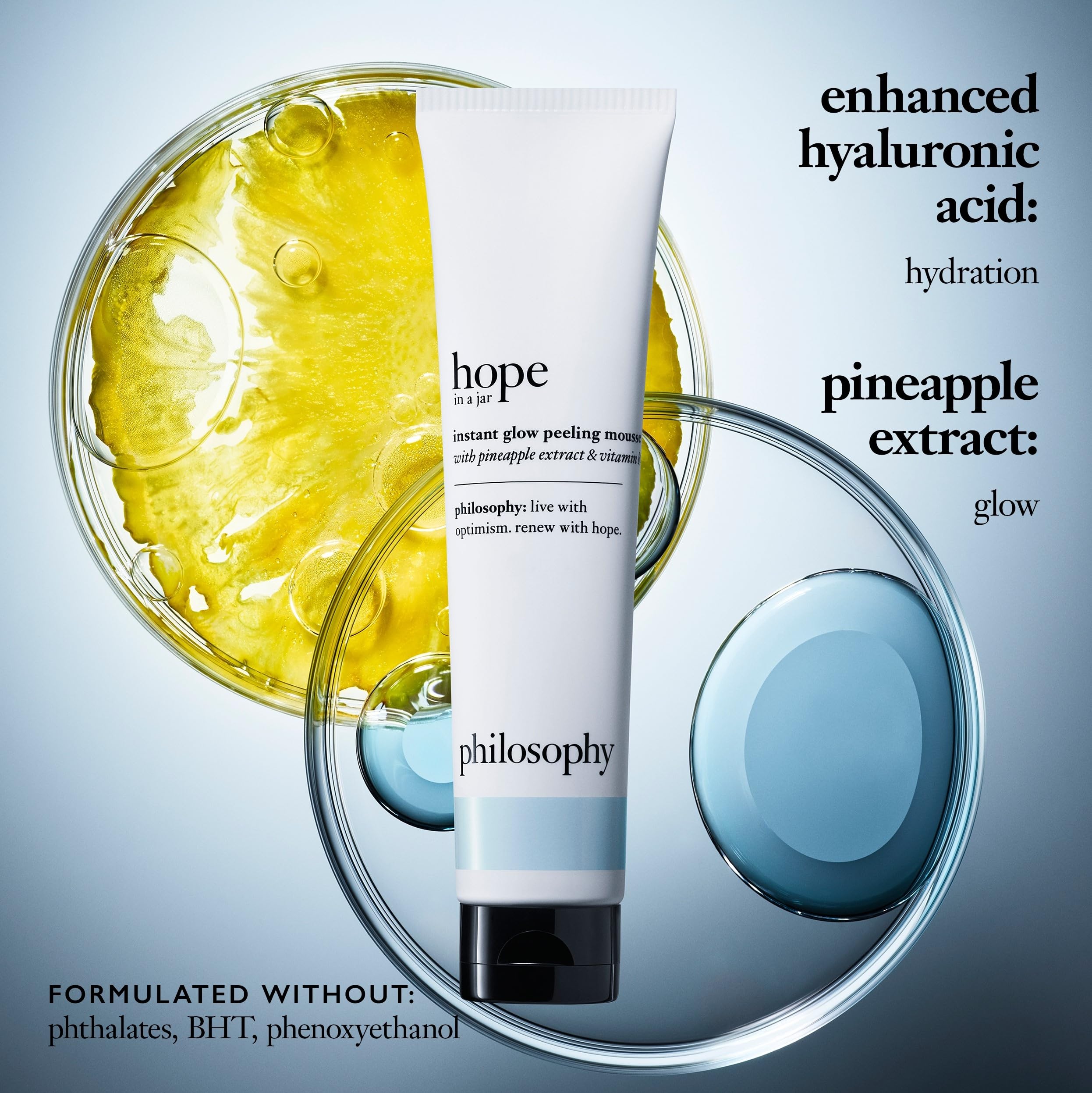 Philosophy Hope In A Jar Instant Glow Peeling Mousse, 2.5 Oz
