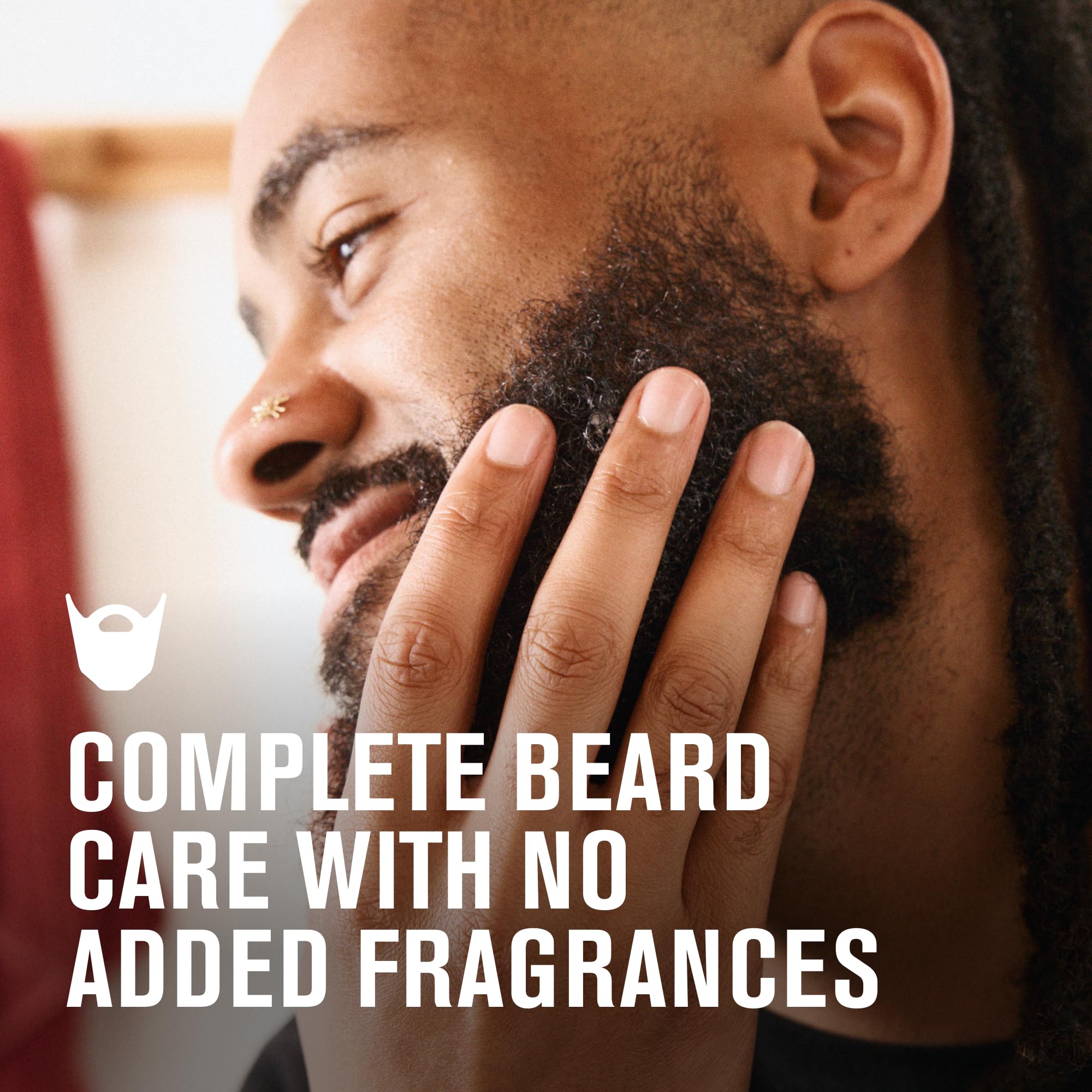 Every Man Jack Unscented Beard Bundle - Fragrance Free For Sensitive Skin - Contains (1) Each Of Beard & Face Wash, Beard Butter
