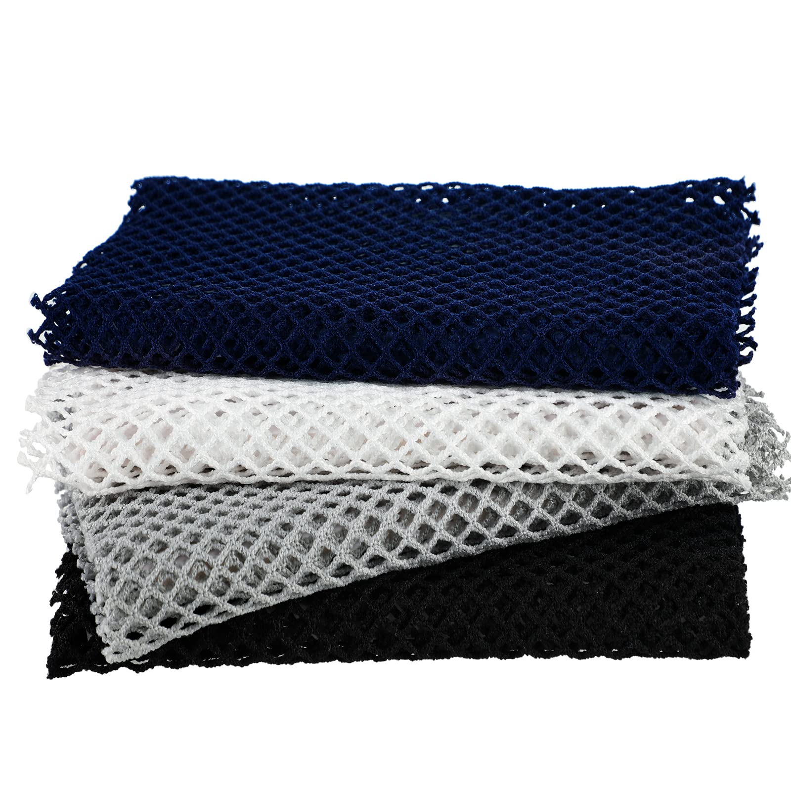 4 Pieces African Net Bath Net Sponge Body Exfoliating Polyester Cleaning Shower Body Scrubber Back Scrubber Exfoliating Wash Bat