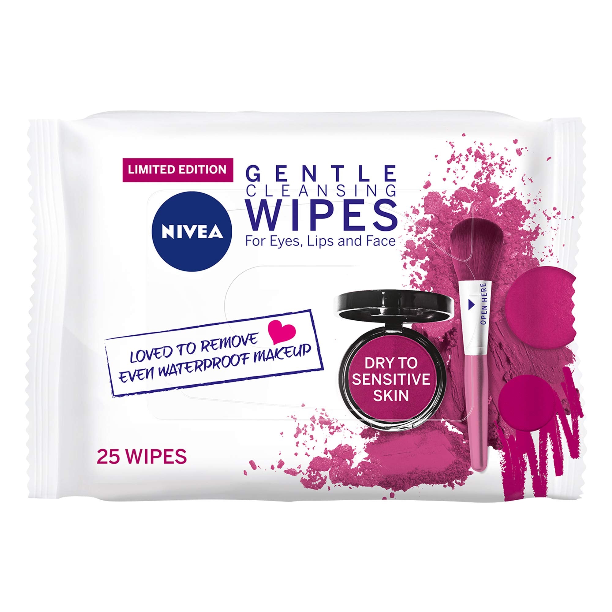 Nivea Visage Daily Essentials Gentle Facial Cleansing Wipes 25