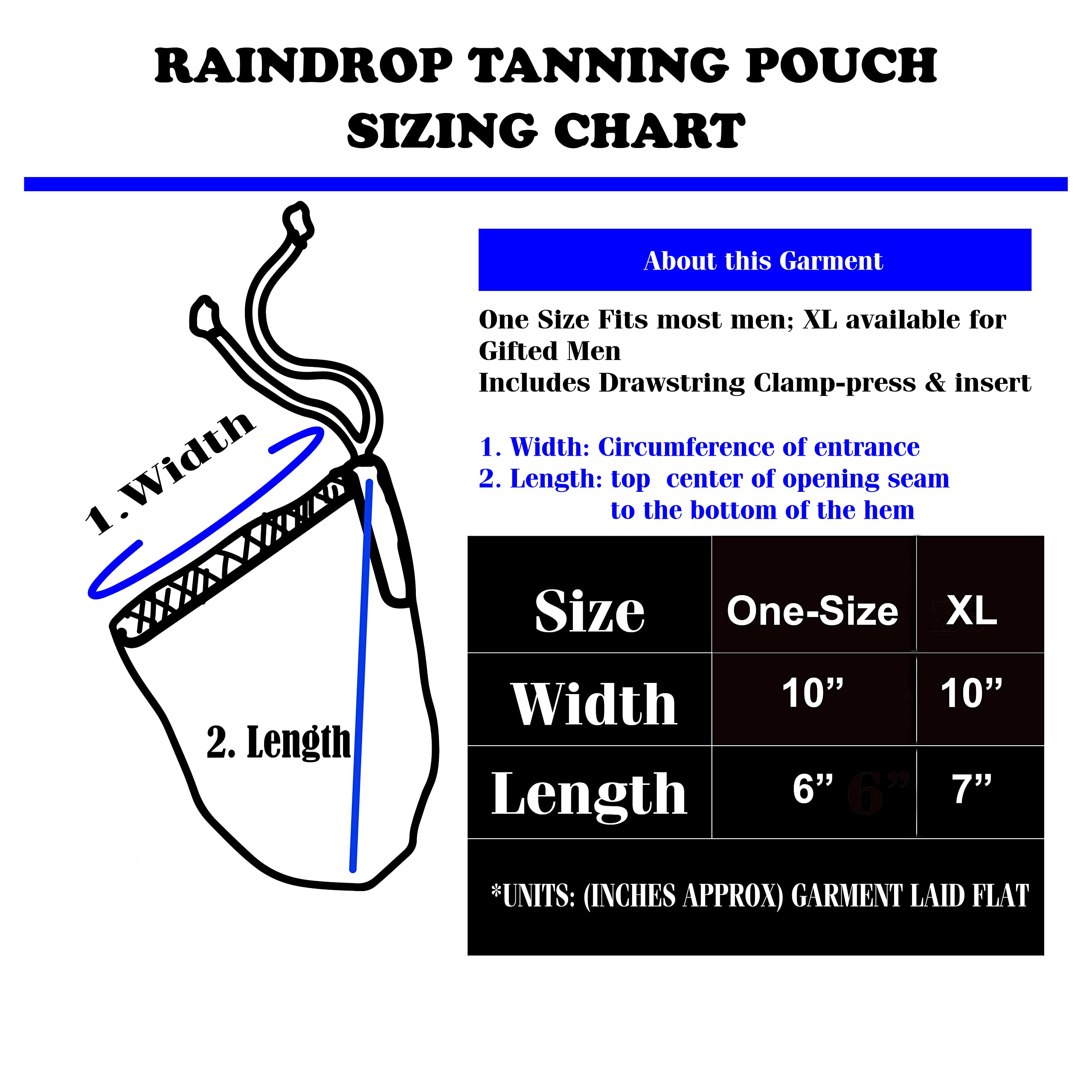 Men's Tanning Pouch Sun Protection Cover - Red One-Size