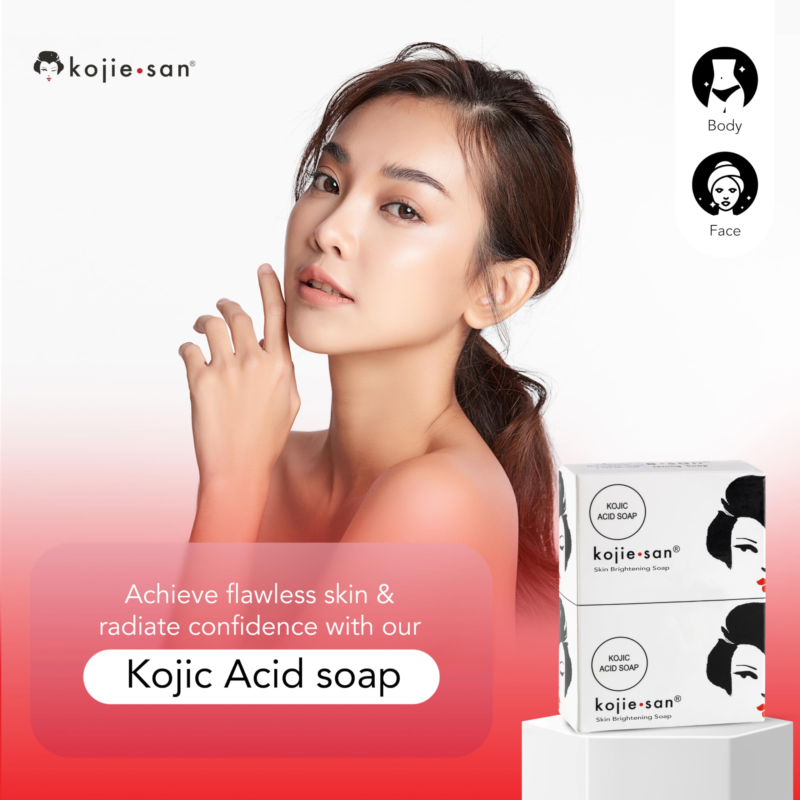 Kojie San Skin Brightening Soap - The Original Kojic Acid Soap That Reduces Dark Spots, Hyper-Pigmentation, & Other Types Of Ski