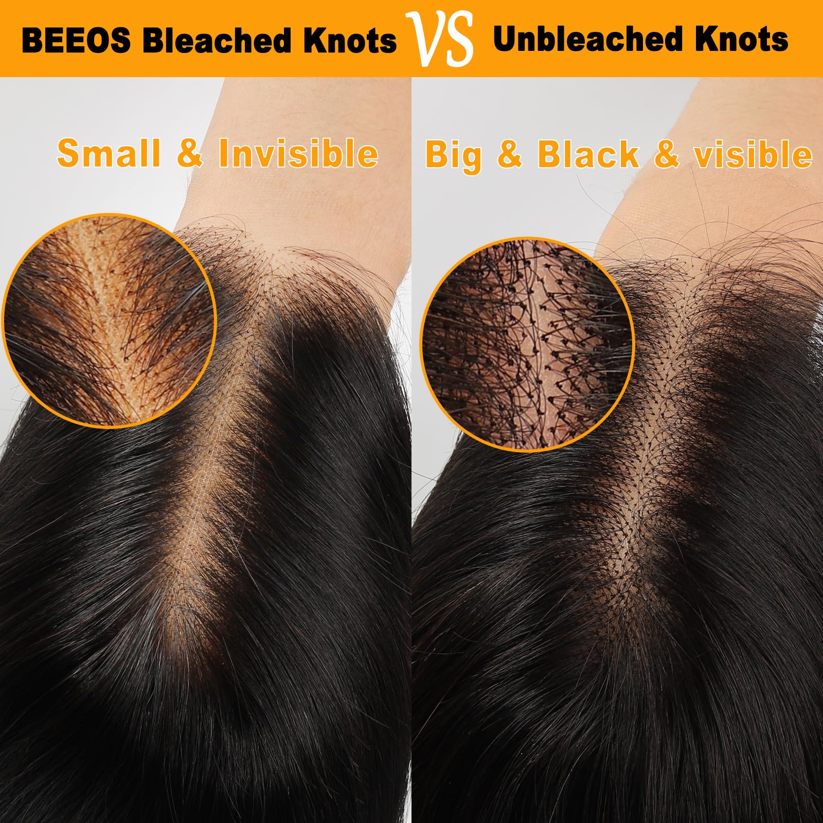 Beeos 13X6 Ultra-Fitted Skinlke Hd Lace Front Wigs, Curly Human Hair Wig 180% Density Pre Plucked Natural Hairline Invisible Hd