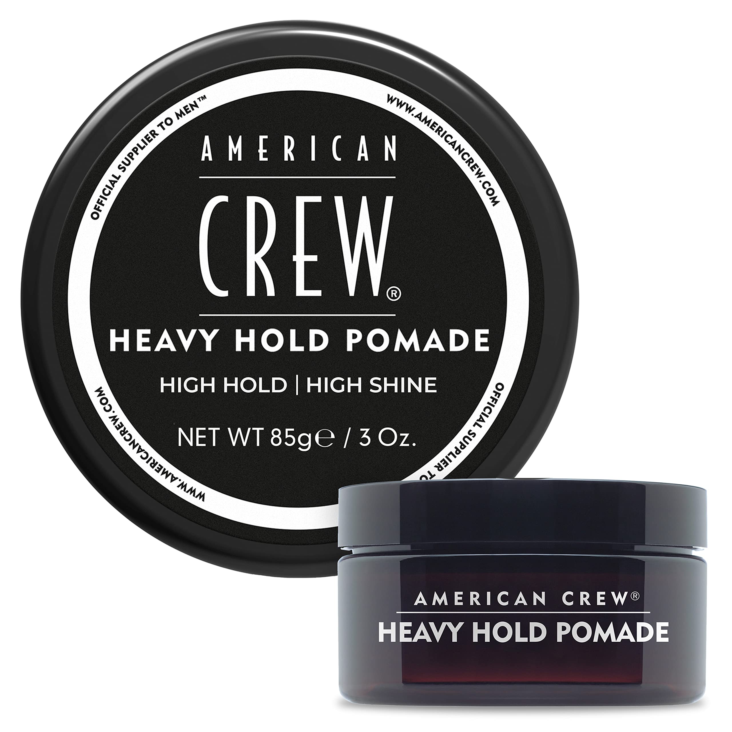 AMERICAN CREW Heavy Hold Pomade, New Version 3 Ounce