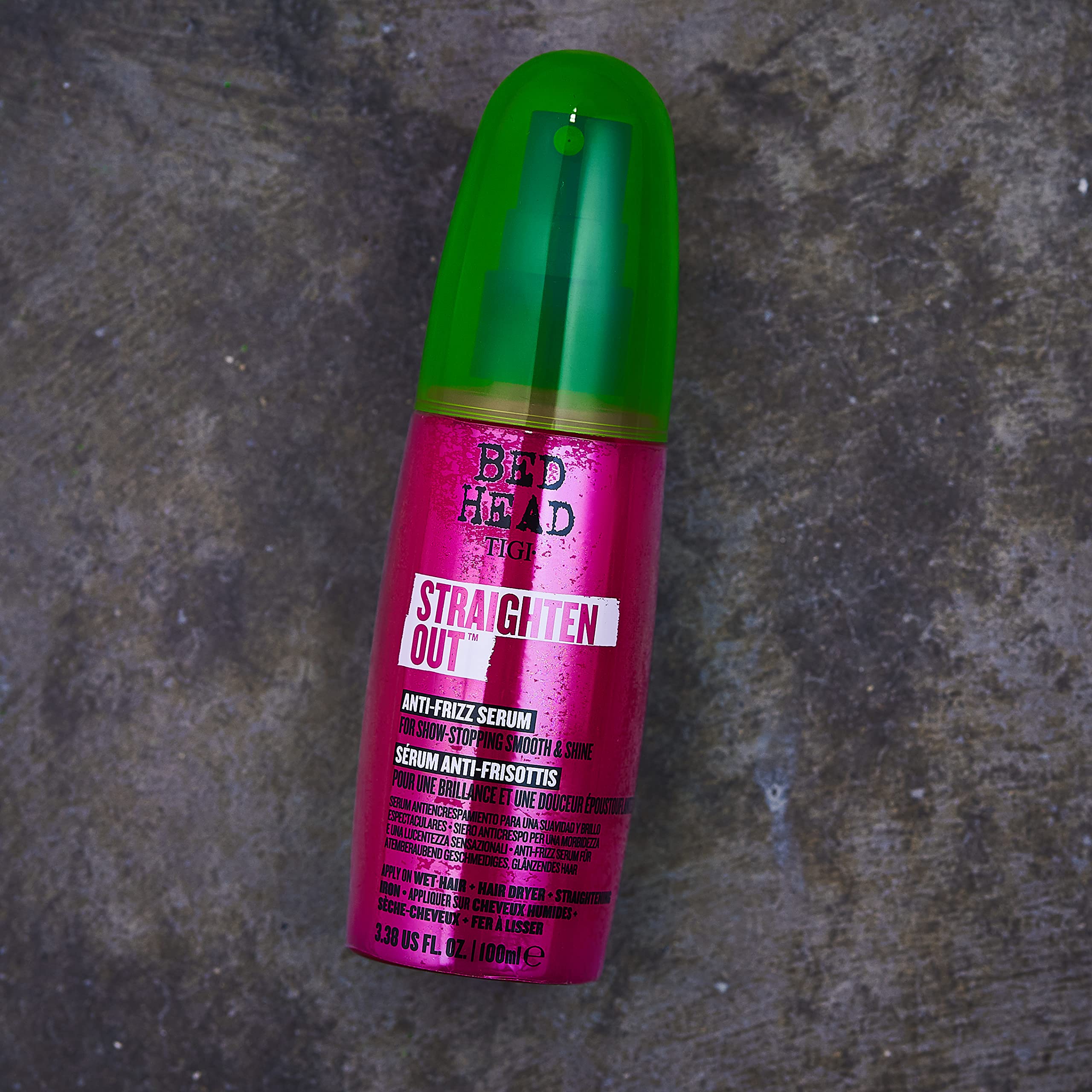 Bed Head By Tigi Straighten Out Anti Frizz Serum For Smooth Shiny Hair 3.38 Fl Oz