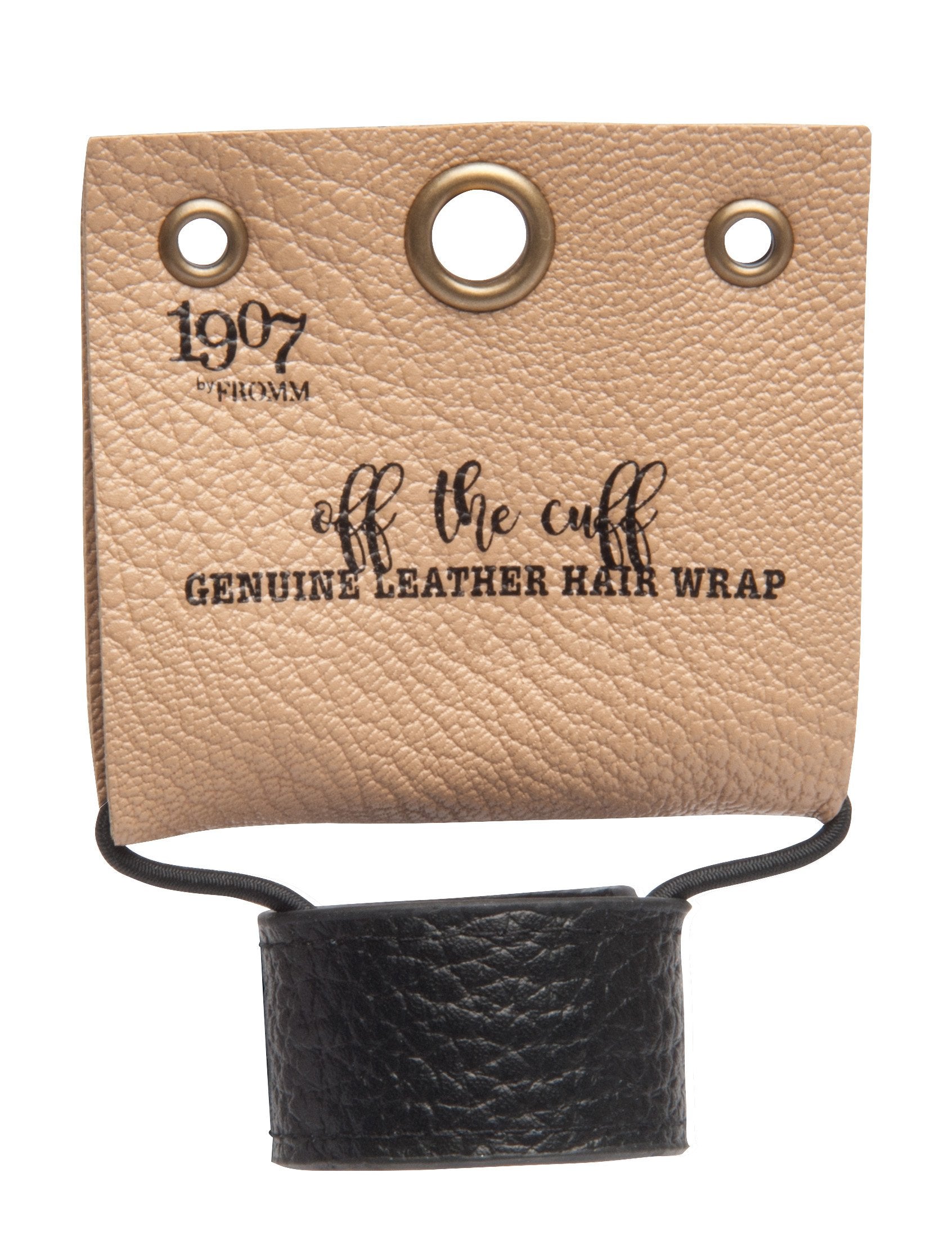 1907 Leather Hair Cuff, Grey NHH062