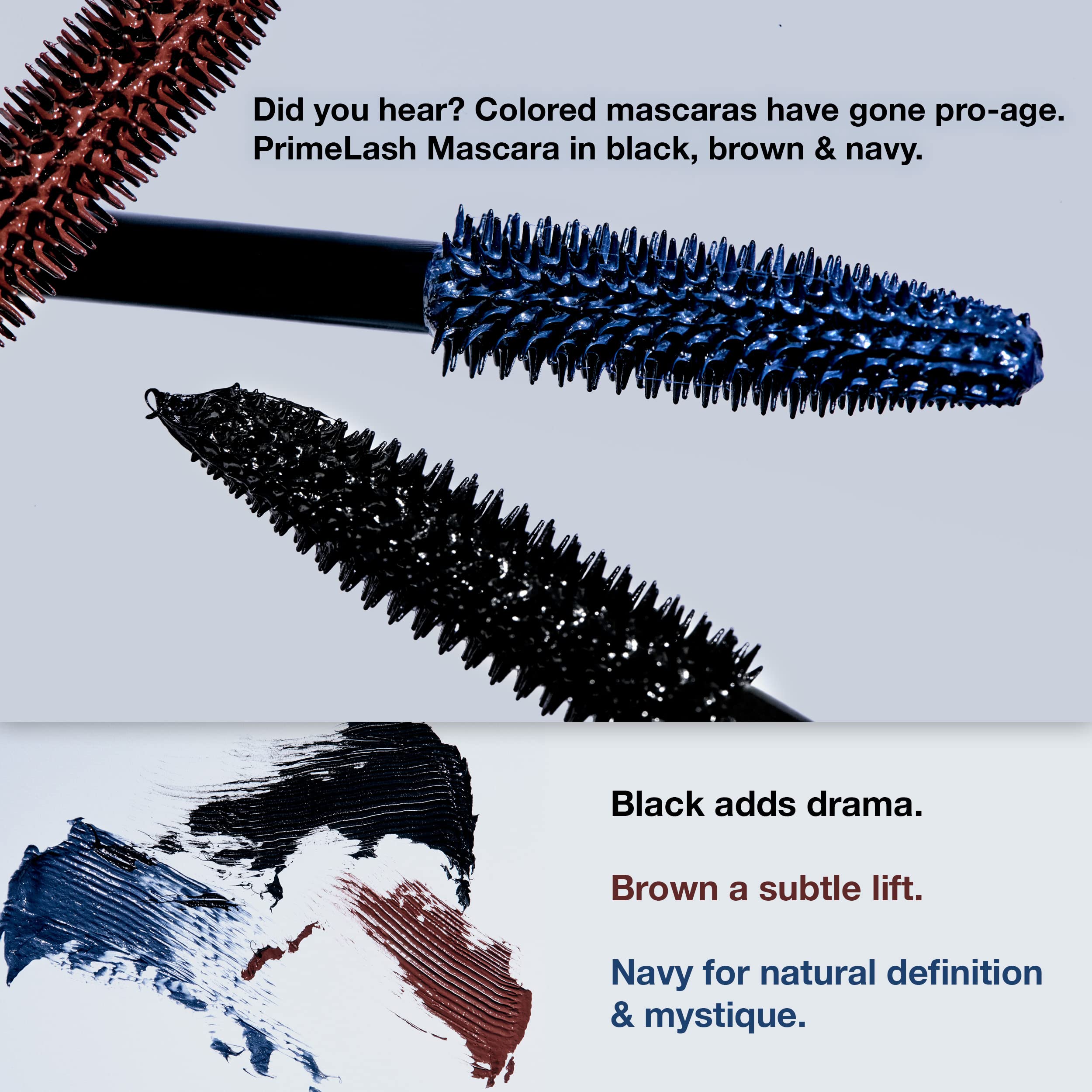 Prime Prometics Primelash Mascara For Women Over 50 - Volumizing, Incredible Length In 2 Coats - Long-Stay, Zero Clumps, Hypoall