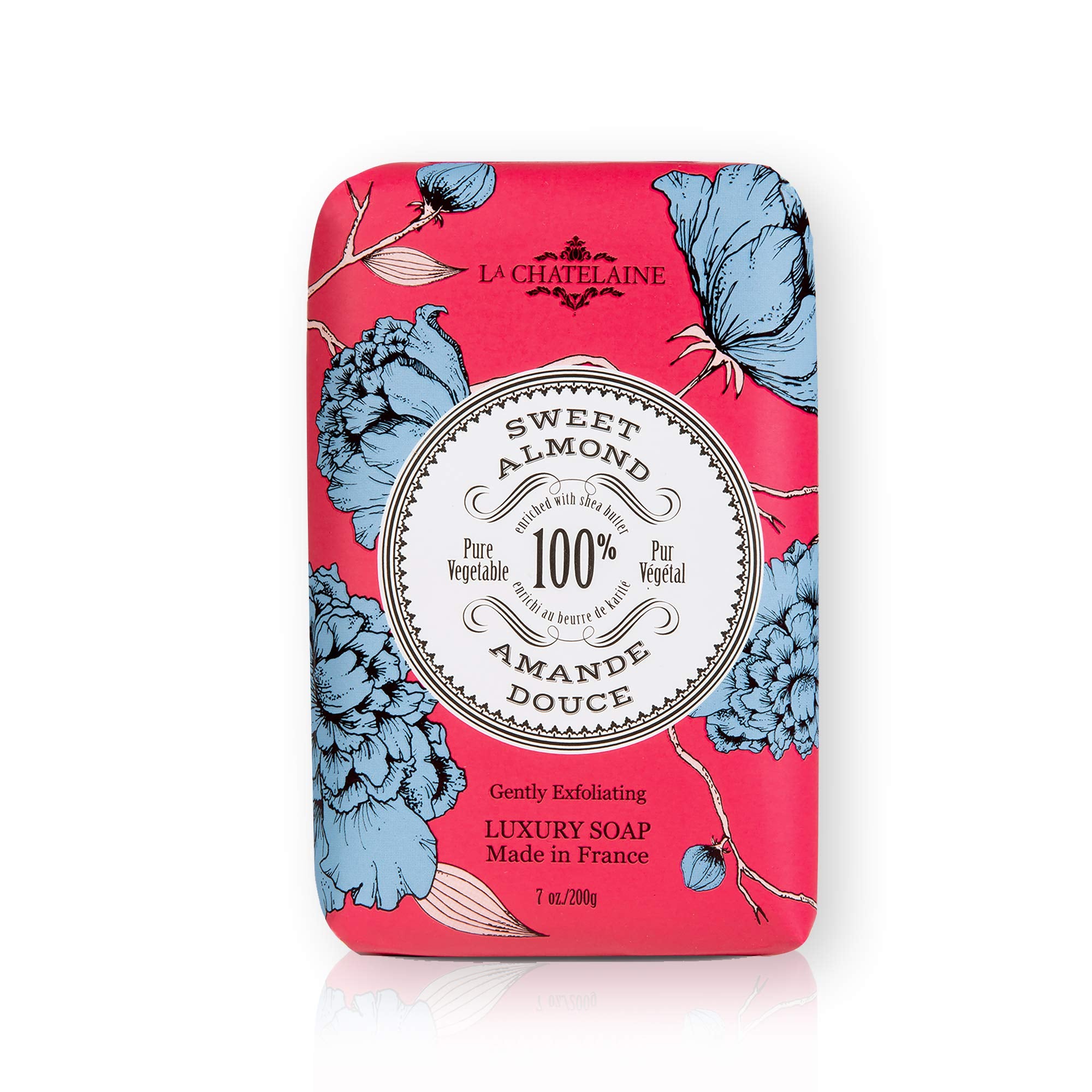 La Chatelaine Luxury Bar Soap | Natural Shea Formula I 7 oz (Coconut Milk, Shea, Sweet Almond, Set of 3)