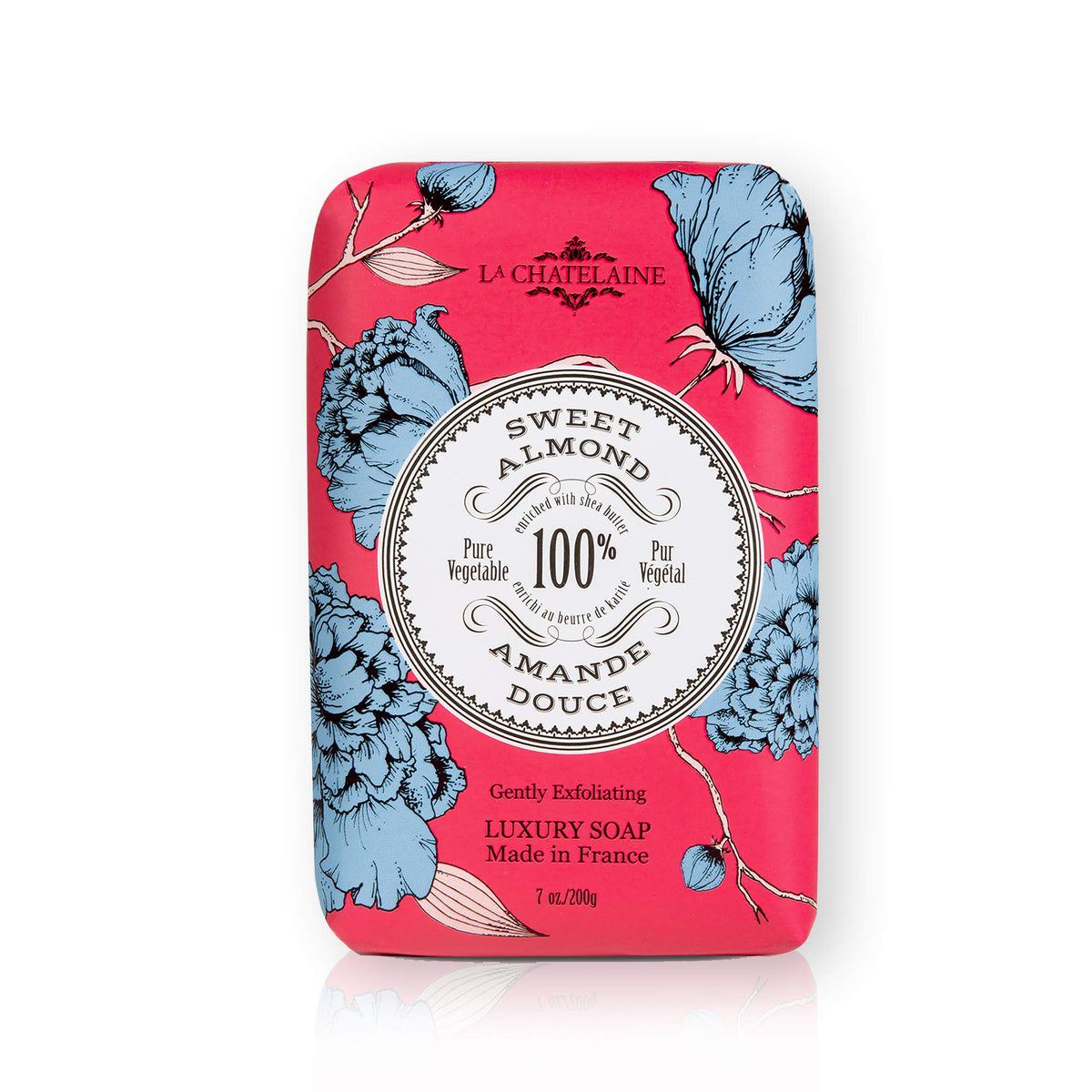 La Chatelaine Luxury Bar Soap | Natural Shea Formula I 7 oz (Coconut Milk, Shea, Sweet Almond, Set of 3)