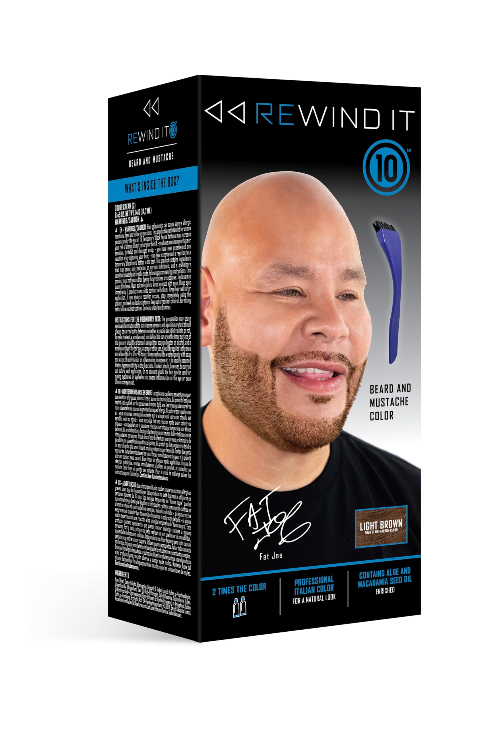 REWIND IT 10 Light Brown Beard and Mustache Color