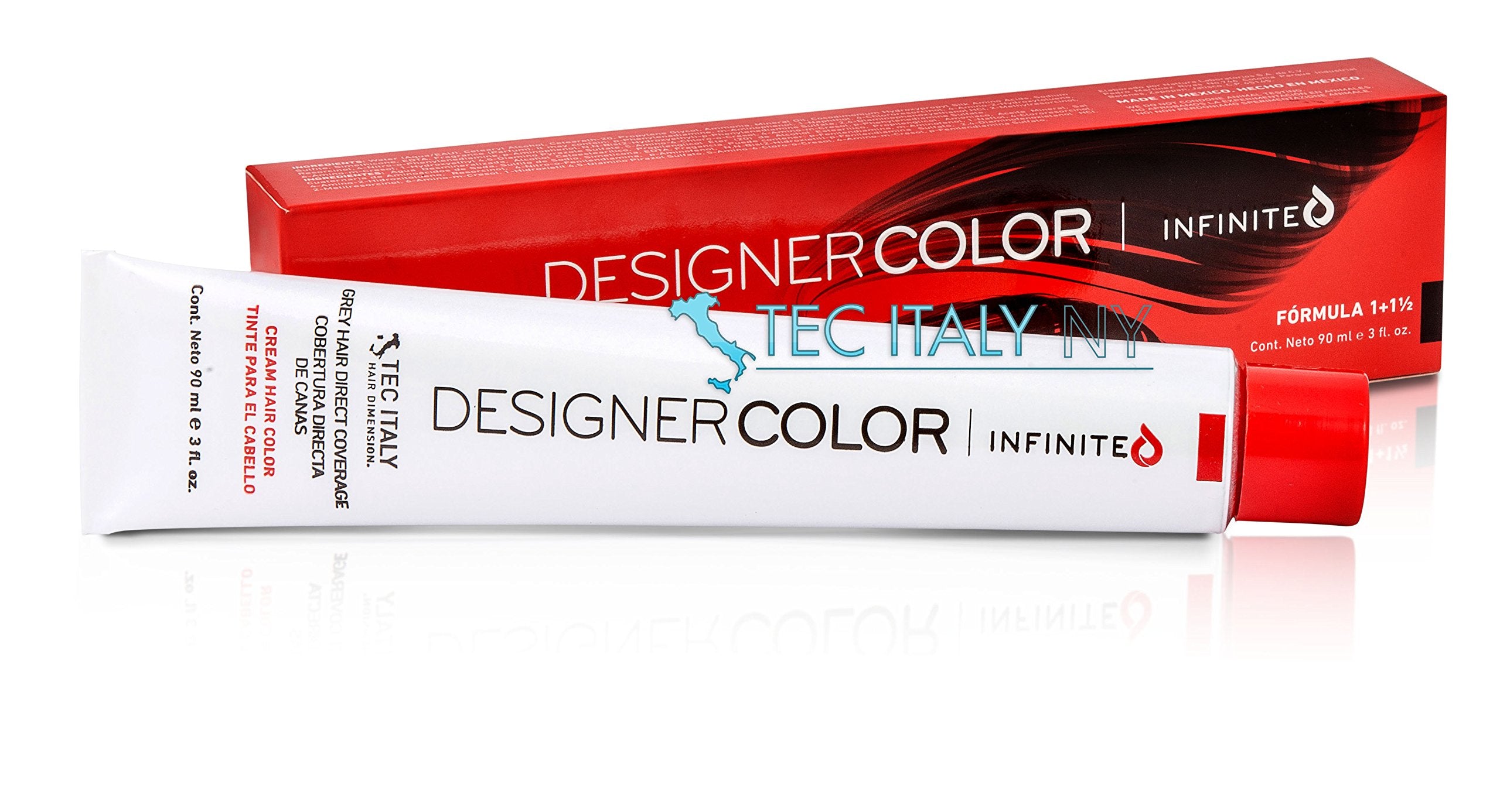 Tec Italy Designer Color Hight Fidelity Color 3 Oz (10.1 Extra Light Ash Blonde)