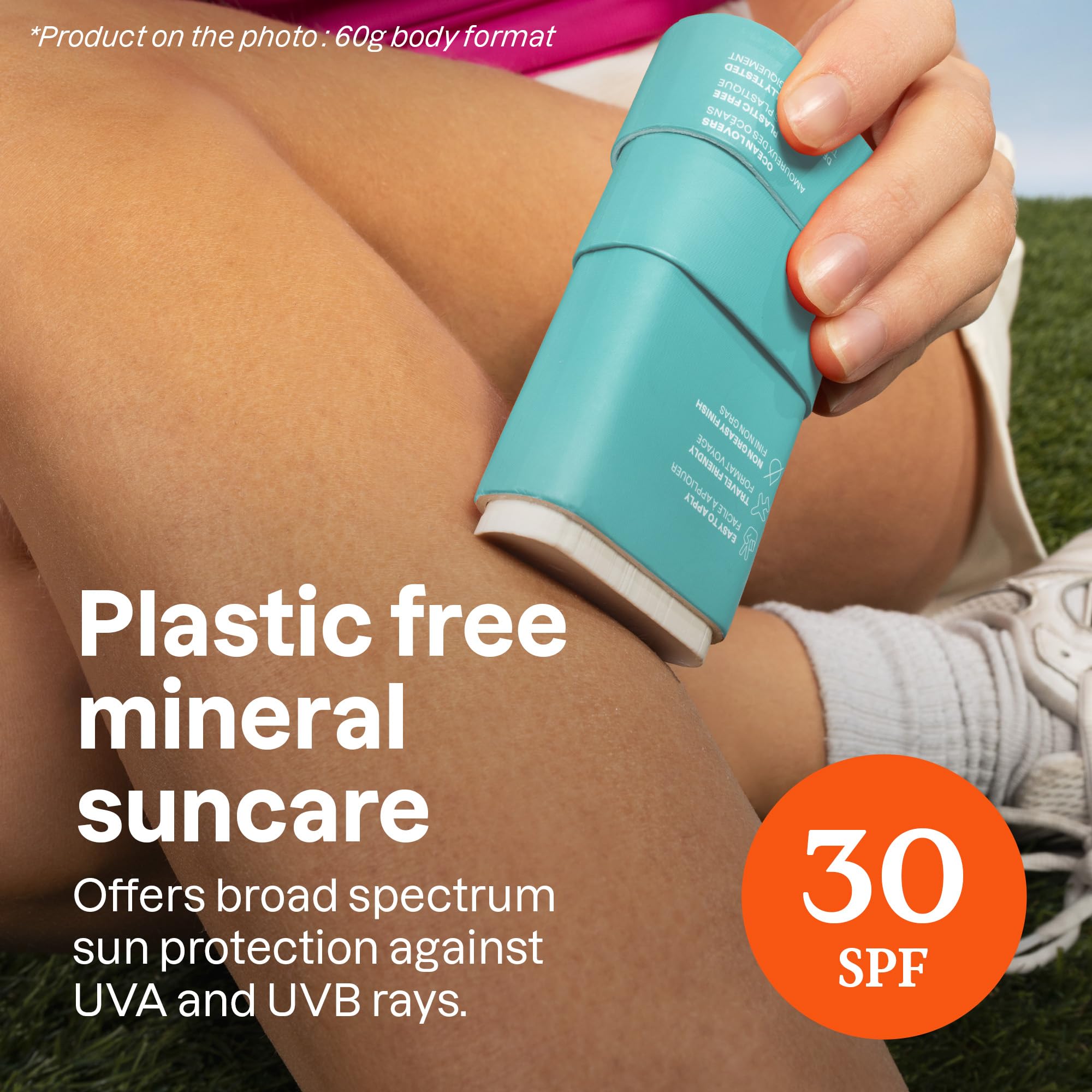 Attitude Mineral Sunscreen Stick With Zinc Oxide, Spf 30, Ewg Verified, Plastic-Free, Broad Spectrum Uva/Uvb Protection, Dermato