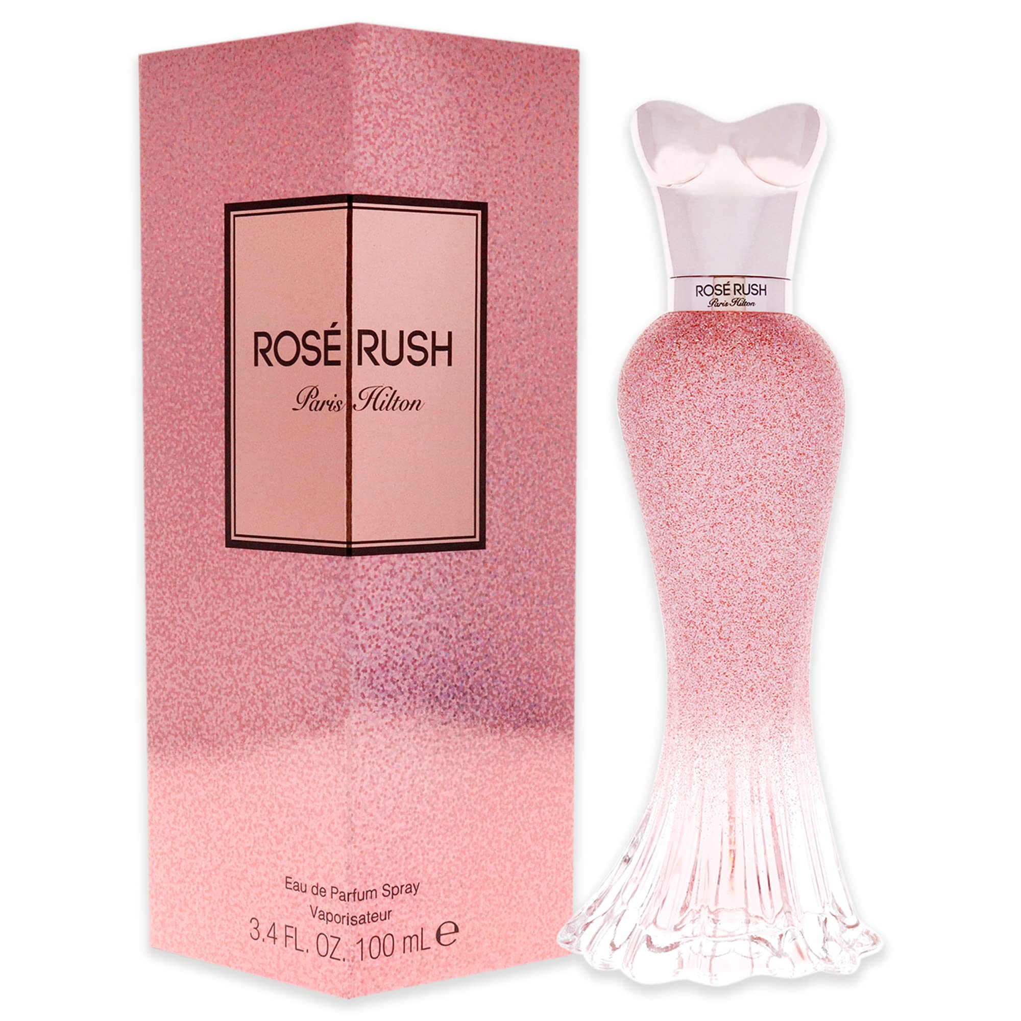 Paris Hilton Rose Rush Eau De Parfum Spray Perfume For Women  Floral And Fruity Fragrance  Notes Of Papaya, Peony, Cedar, And Wh