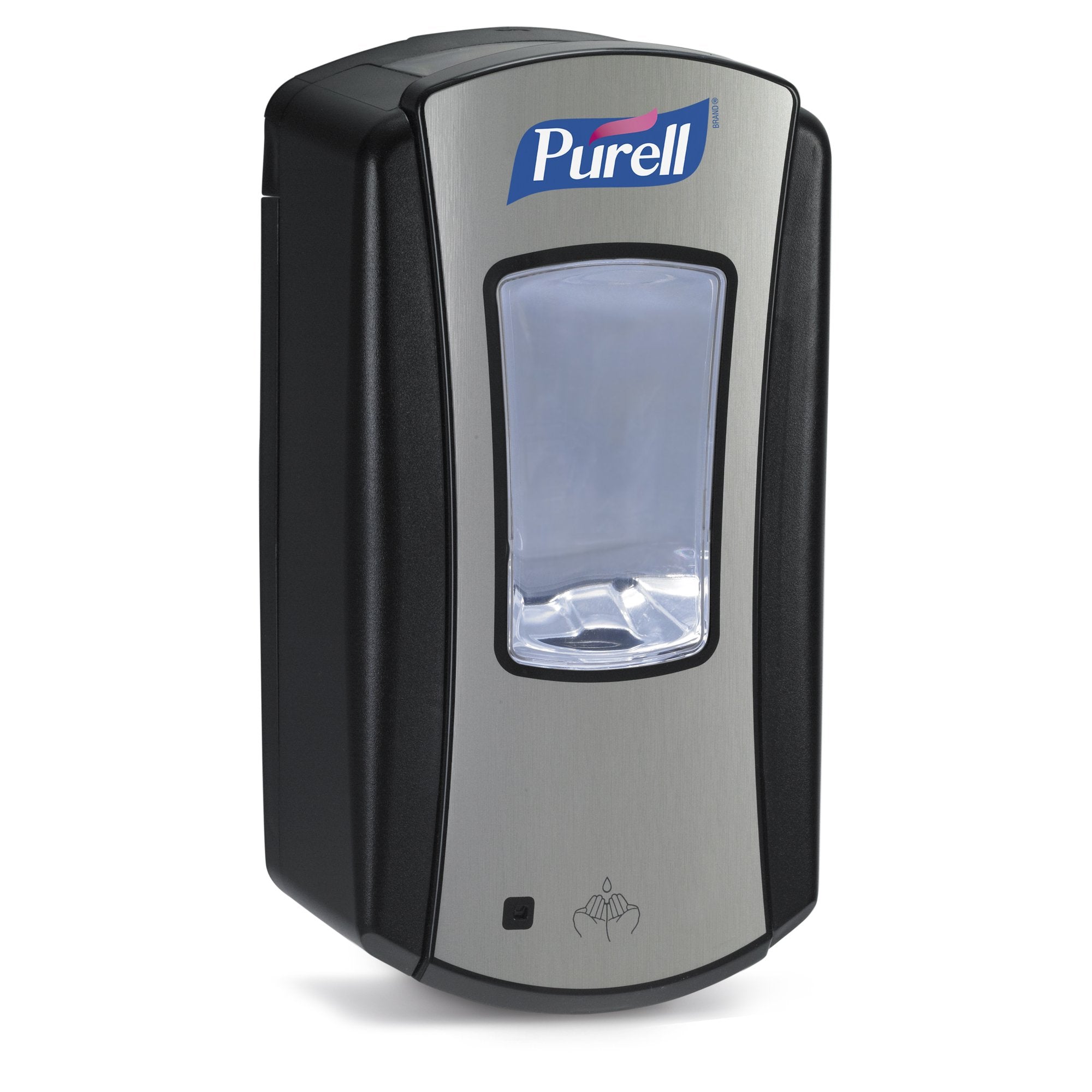PURELL LTX-12 Touch-Free Hand Sanitizer Dispenser, Chrome/Black, for 1200 mL PURELL LTX-12 Hand Sanitizer Refills (Pack of 1) - 