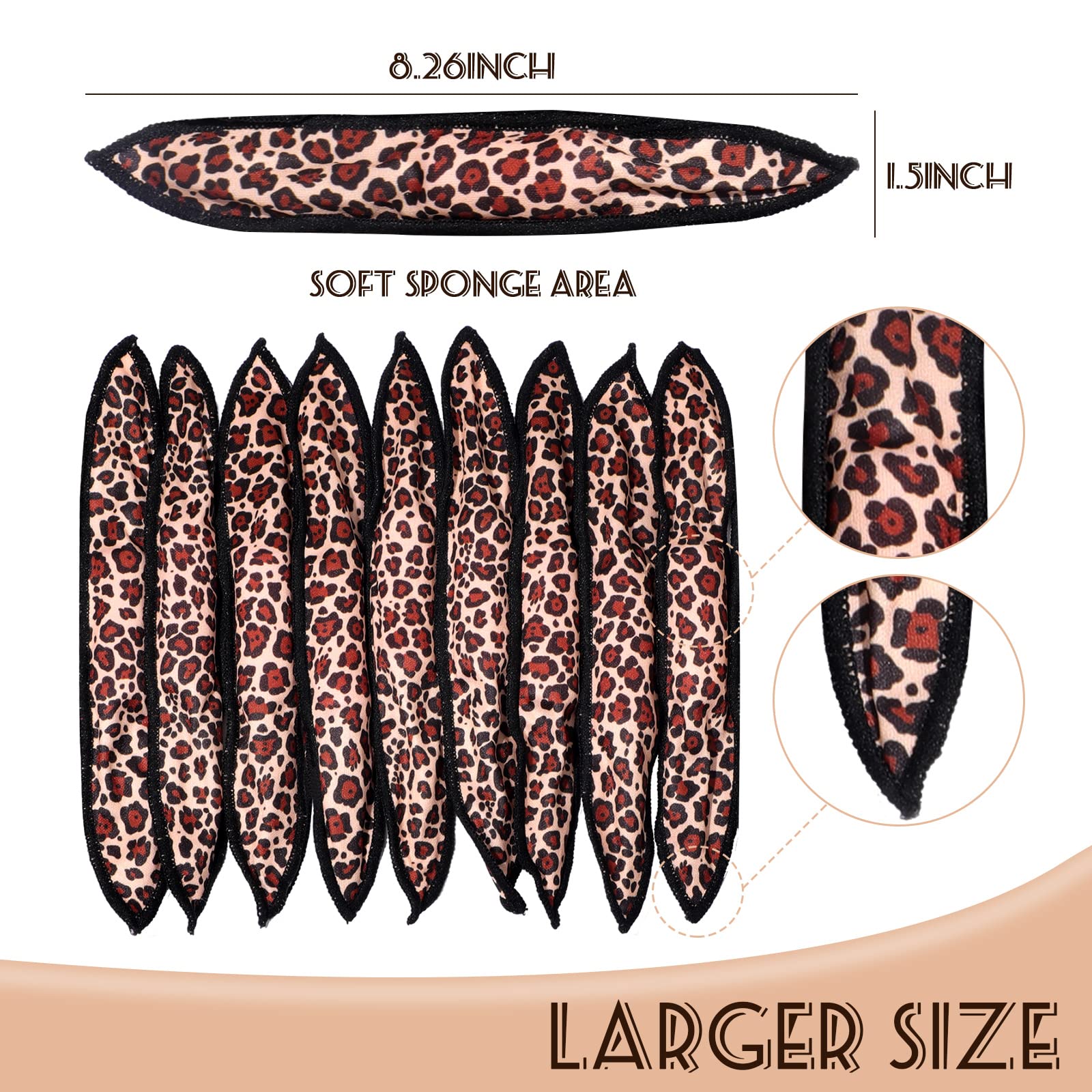 Syhood 48 Pcs Sponge Hair Rollers Soft Sleep Foam Hair Curlers Heatless Pillow Sponge Hair Curlers To Sleep In Flexible Hair Sty