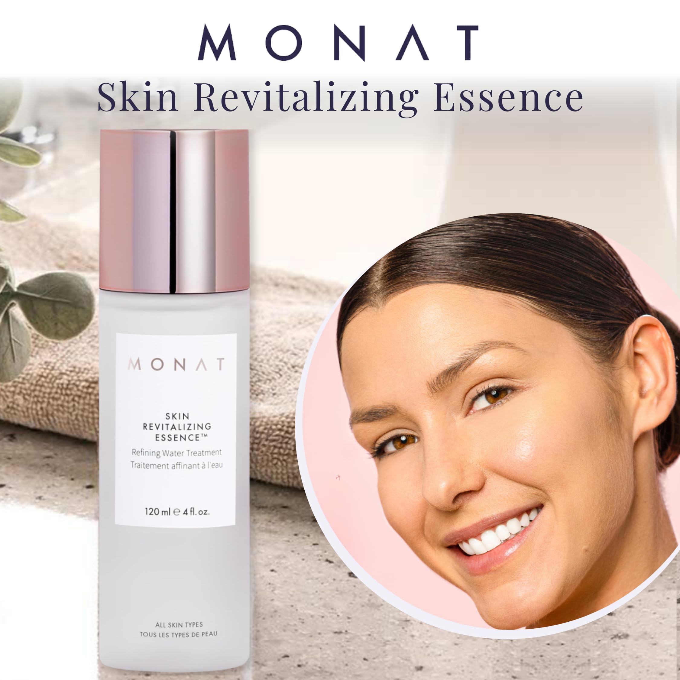 Monat Skin Revitalizing Essence - Replenishing & Soothing Miracle Water With Natural Fruit Acids And Chamomile