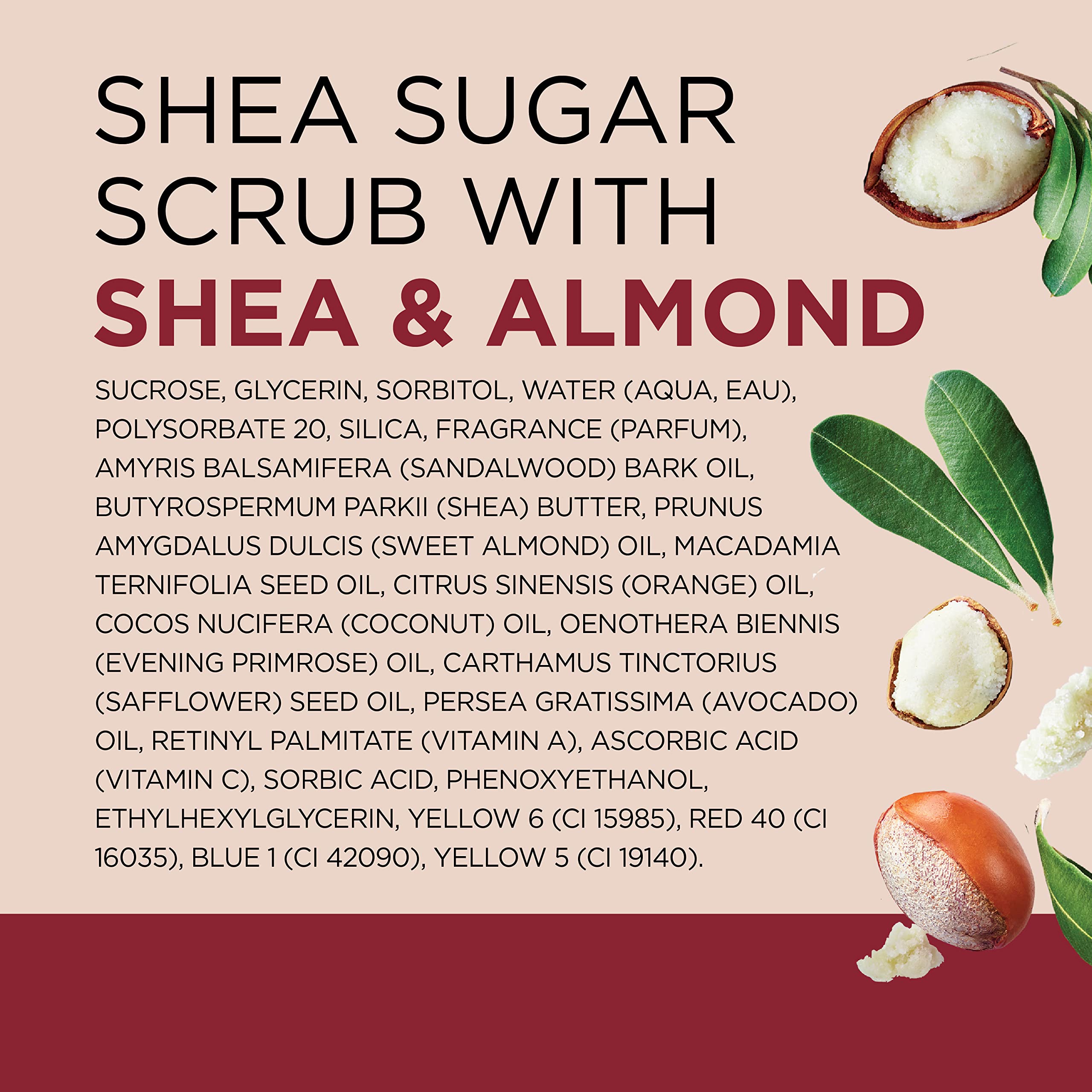Dr Teal's Shea Sugar Body Scrub, Coconut Oil with Essential Oils, 19 oz (Pack of 3)