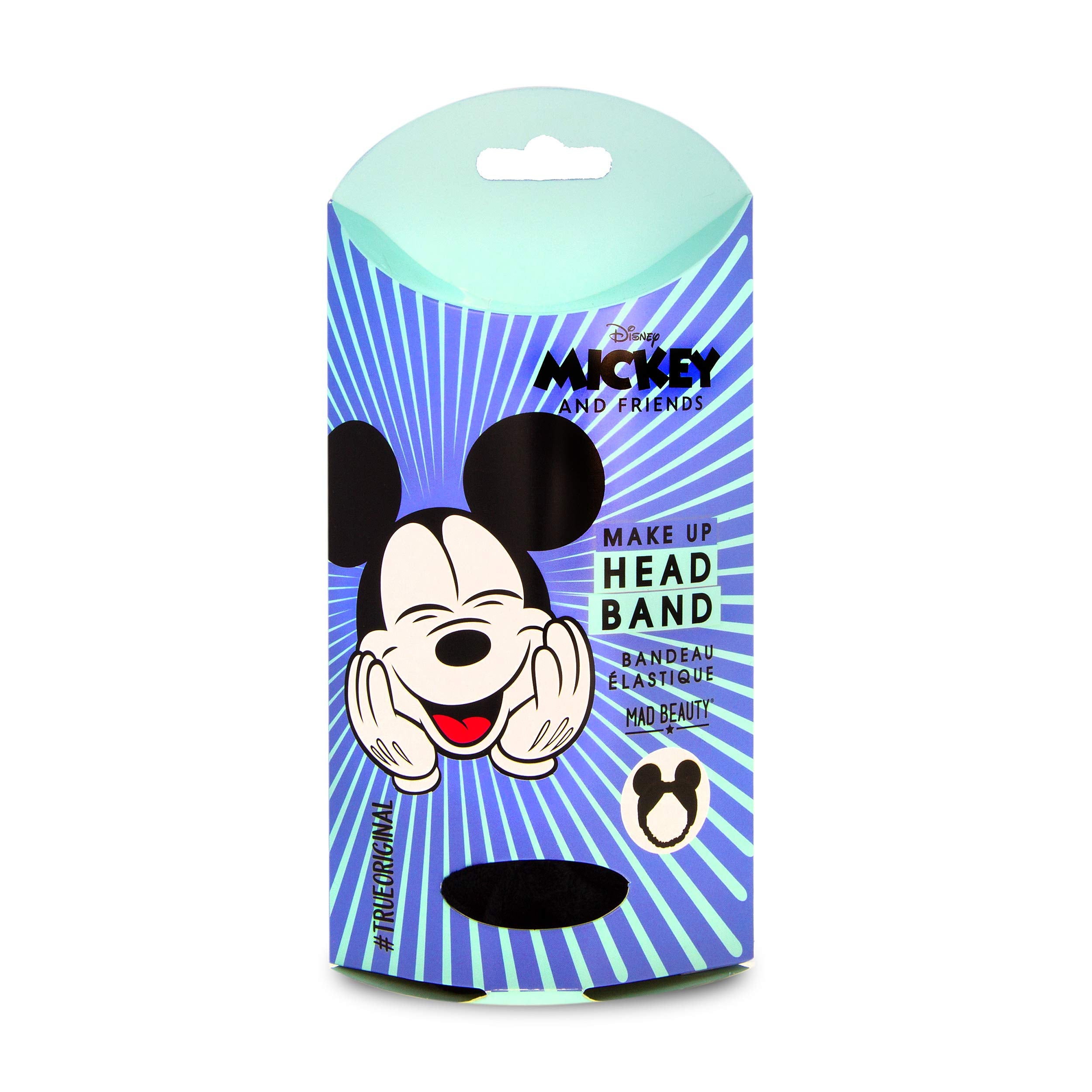 Mad Beauty Disney Make-Up Headband, Elasticated, Keeps Hair Neatly Tucked Away Out Of Face, Comfortable, Soft, Use While Doing M