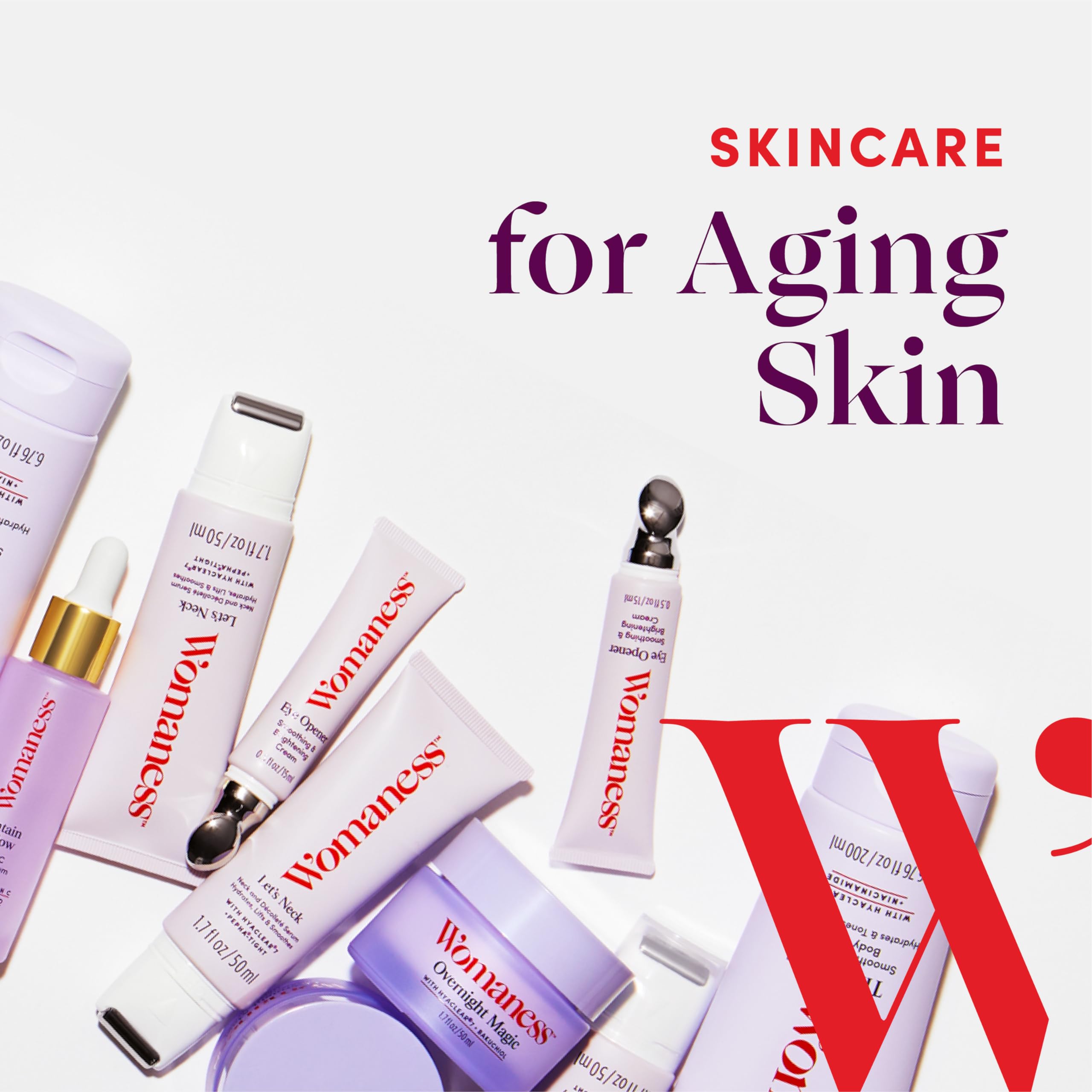 Womaness Fountain Of Glow Vitamin C Face Serum - Menopause Support Brightening Serum For Improving Dull & Uneven Skin Tone - Sup
