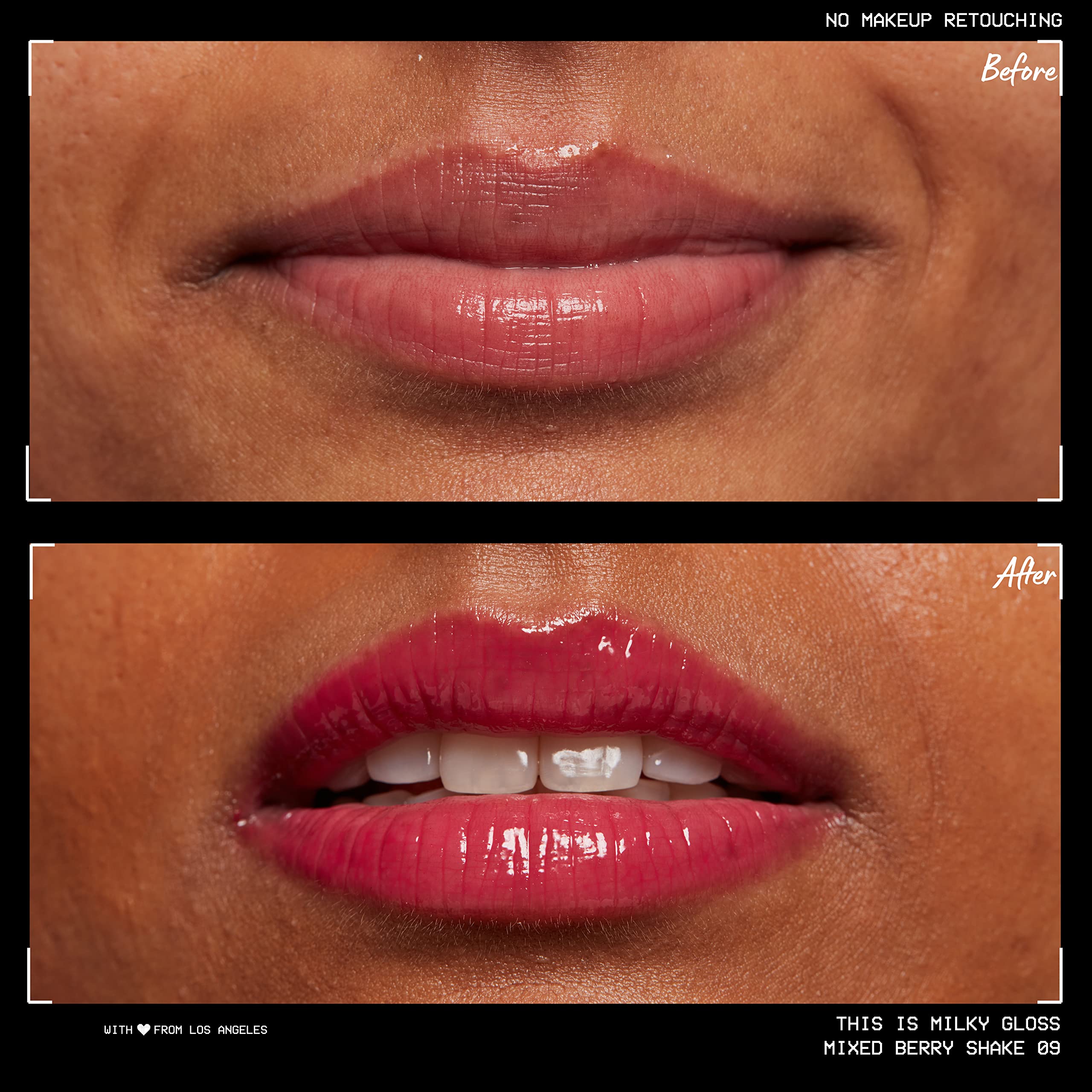 NYX PROFESSIONAL MAKEUP This Is Milky Gloss, Lip Gloss with 12 Hour Hydration, Vegan - Mixed Berry Shake (Raspberry)