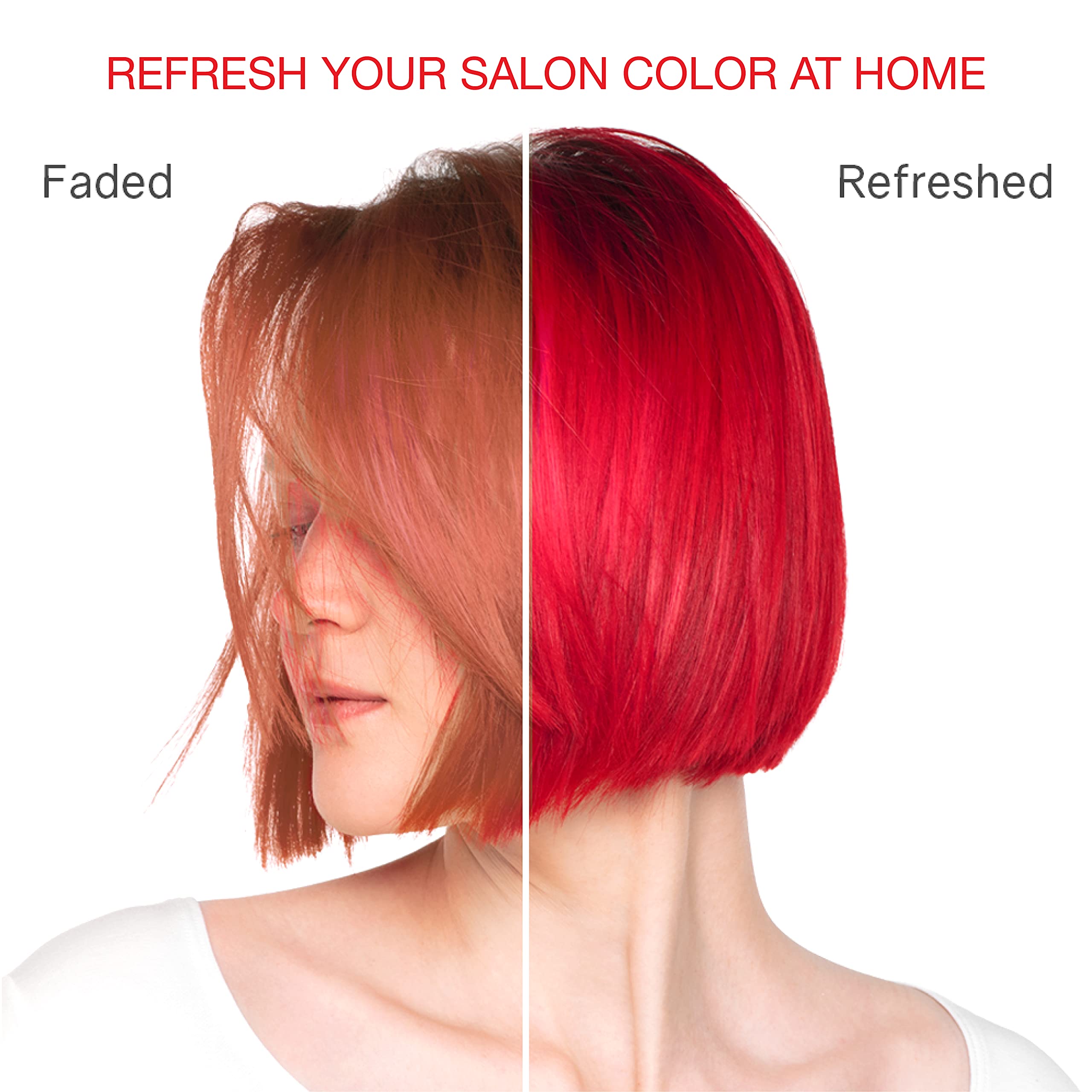 Celeb Luxury Viral Colorwash, Professional Semi-Permanent Hair Color Depositing Shampoo, Extreme Red 8.25 Fl Oz (Pack Of 1)