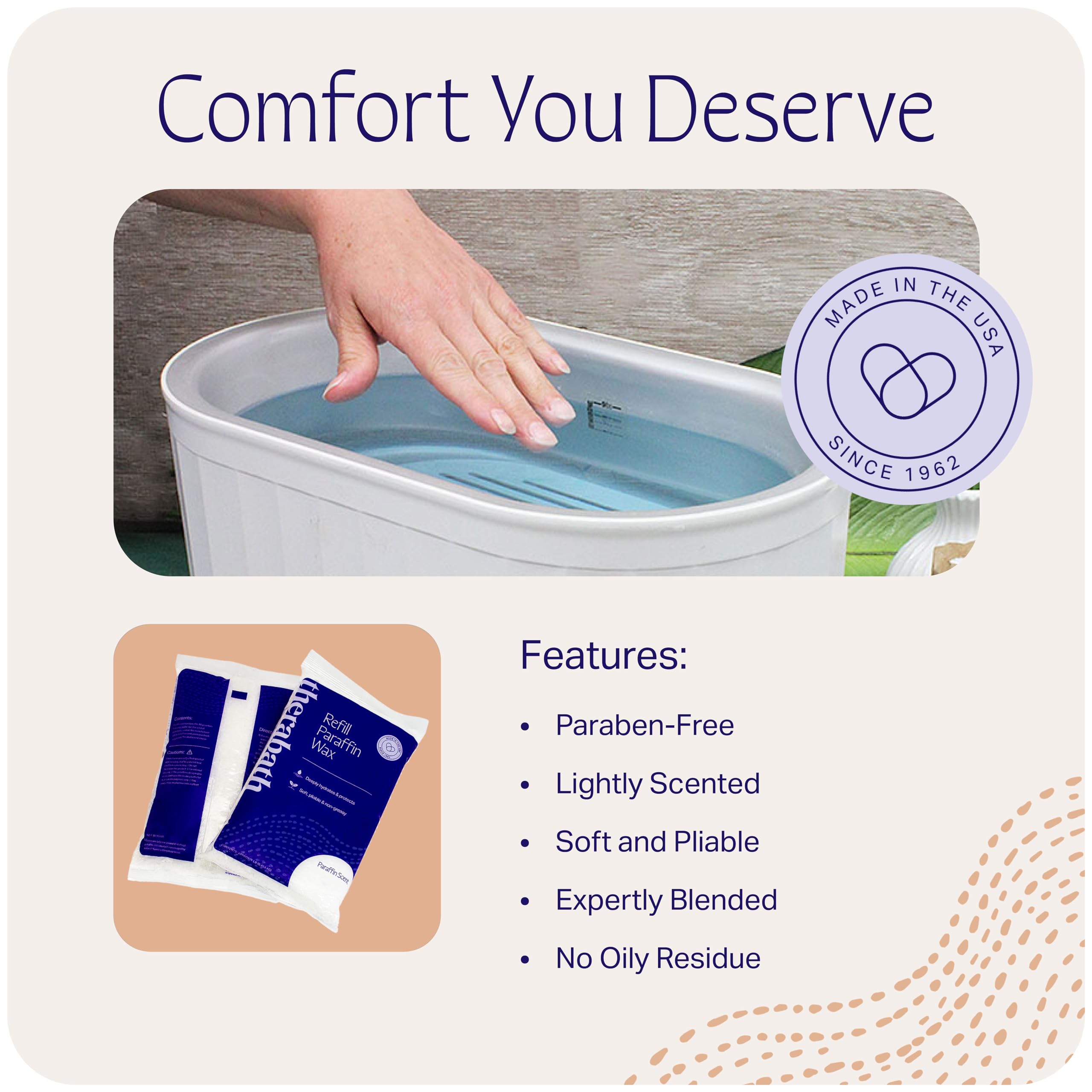 Therabath Paraffin Wax Refill - Thermotherapy - For Hands, Feet, Body - Deeply Hydrates & Protects - Made In Usa, 6 Lb. Wintergr