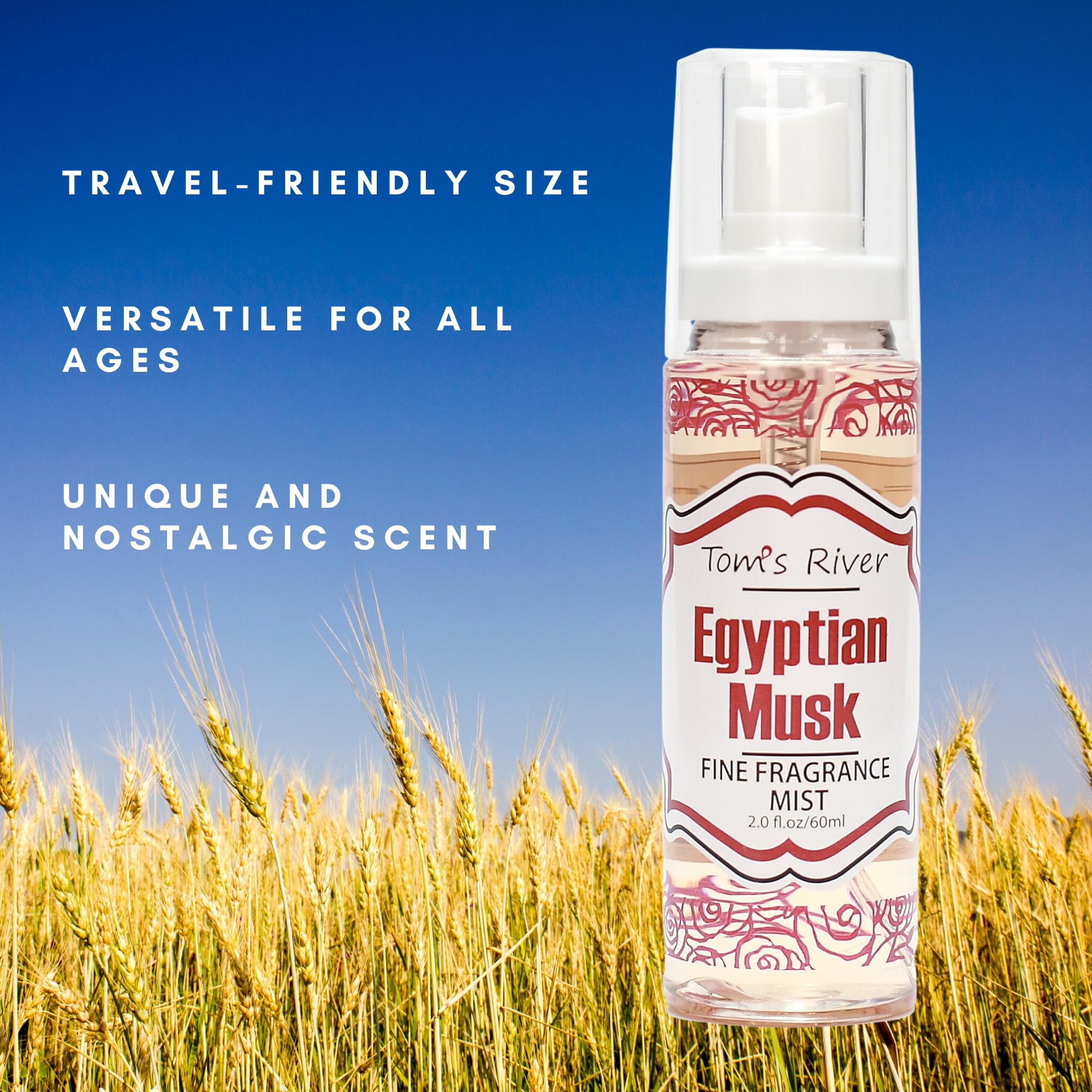 Infinix Egyptian Musk - Fine Fragrance Mist - 2 Fl Oz/60Ml, Body Spray For Women, Gentle And Long Lasting Perfume For Men & Wome