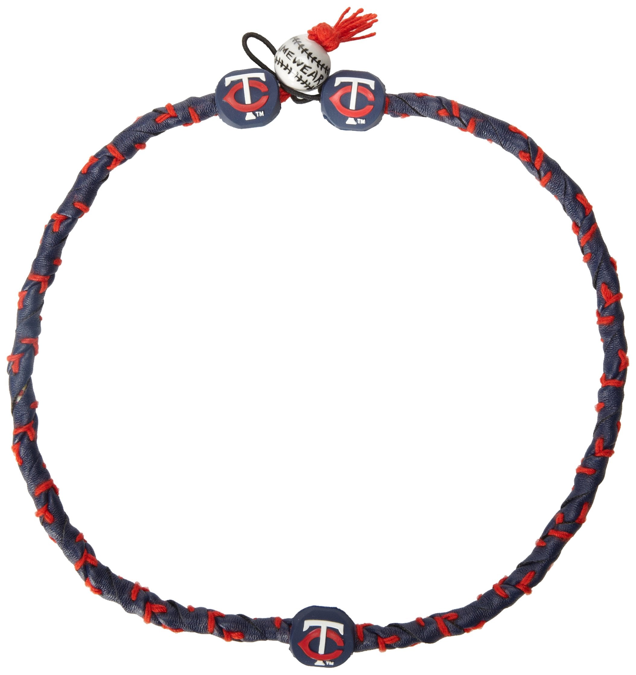 MLB Minnesota Twins Team Color Frozen Rope Baseball Necklace