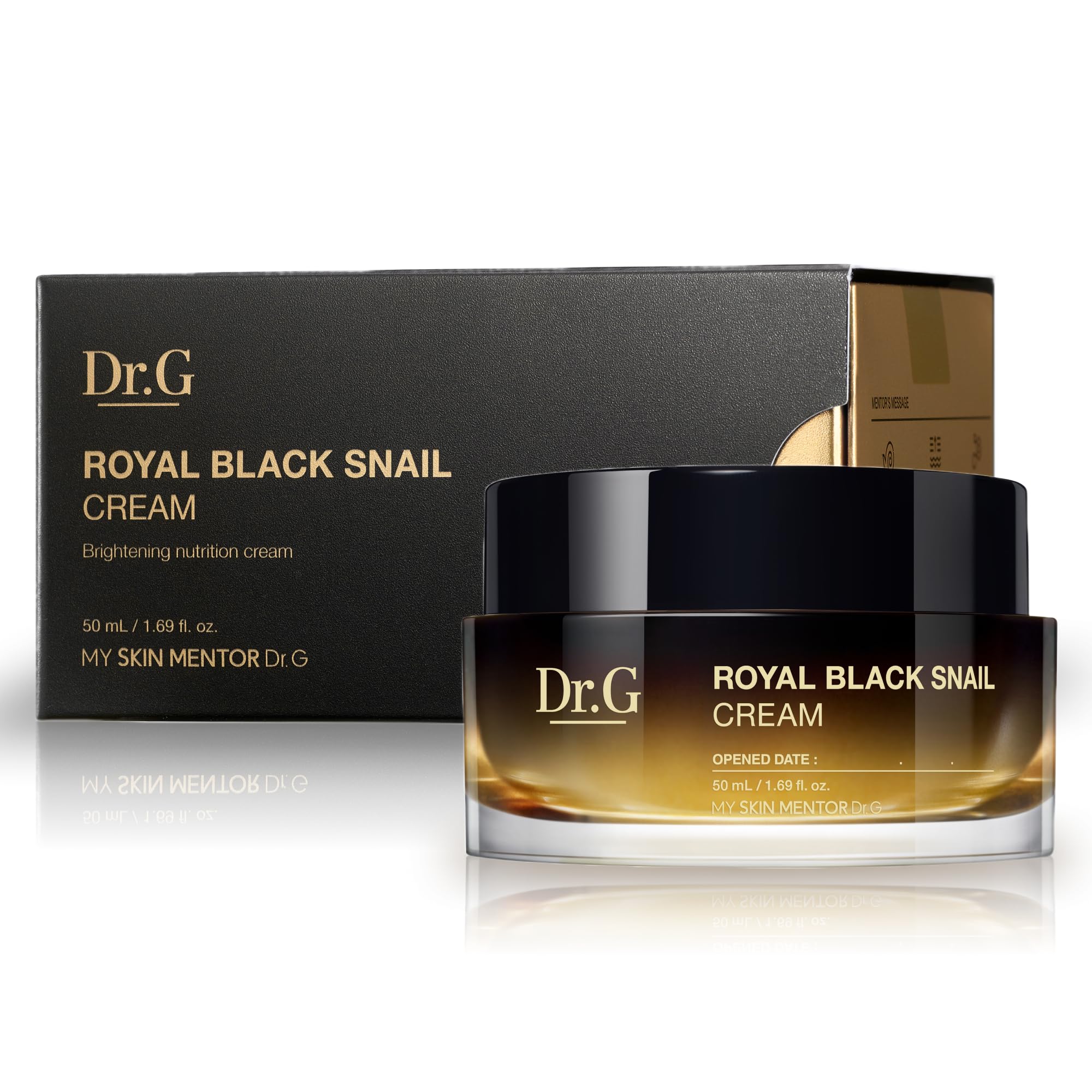 Dr. G Royal Black Snail Cream, 50ml - Korean Moisturizer, Snail Mucin Moisturizer, Korean Skin Care Moisturizer, Korean Face Moi