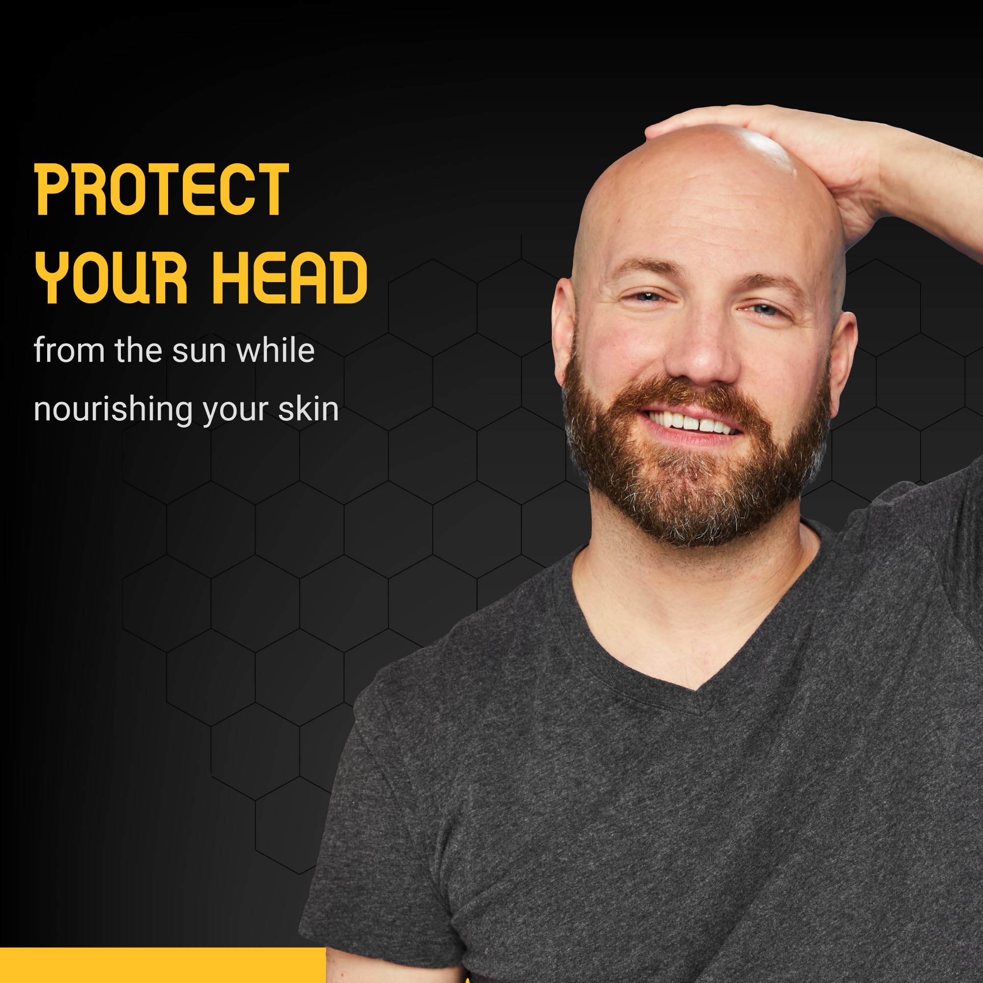 Bee Bald Smooth Plus Daily Moisturizer W/Spf 30 Broad Spectrum Sunscreen Tones, Hydrates & Moisturizes While Protecting Skin Fro