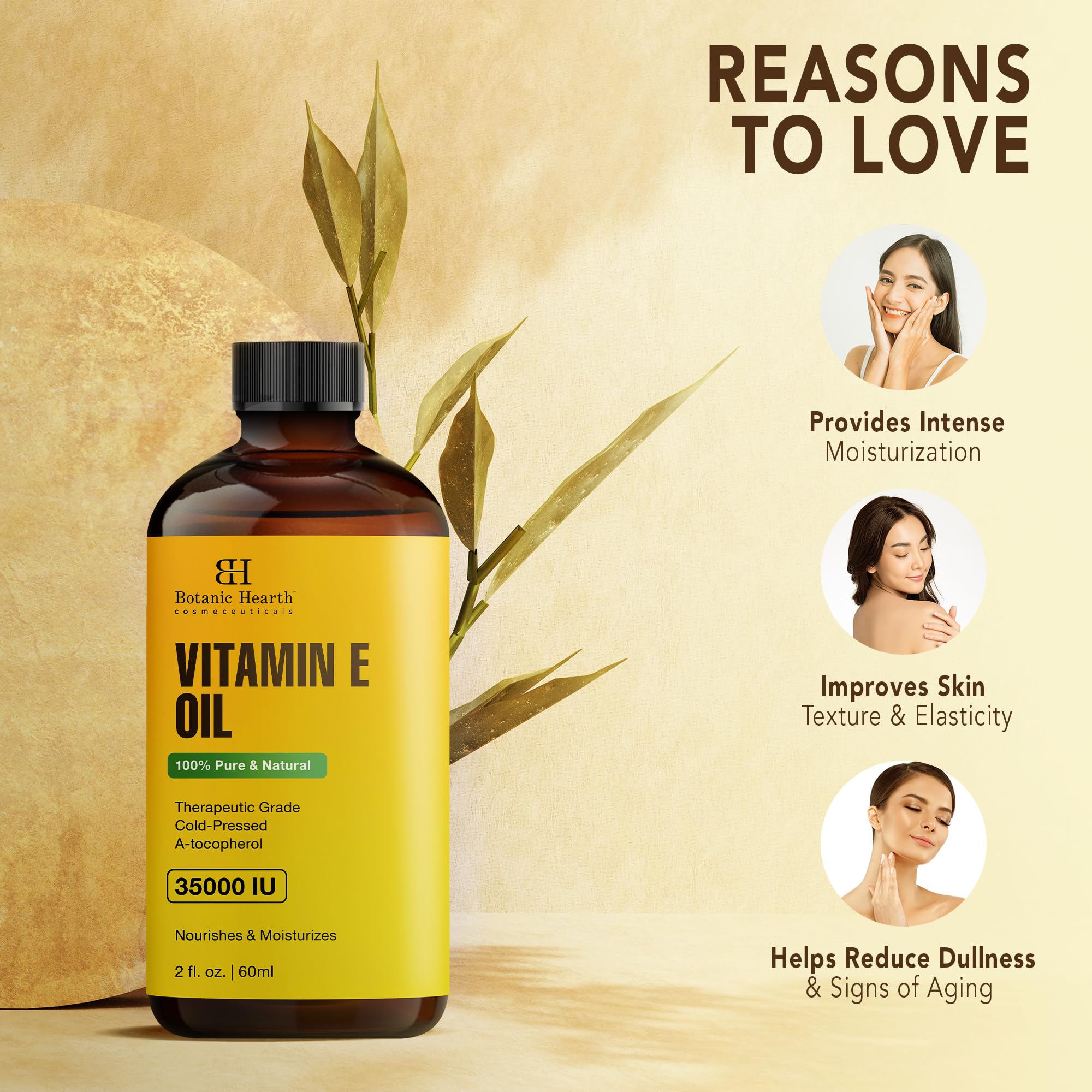 Botanic Hearth Vitamin E Oil (2 Fl Oz Set Of 2)