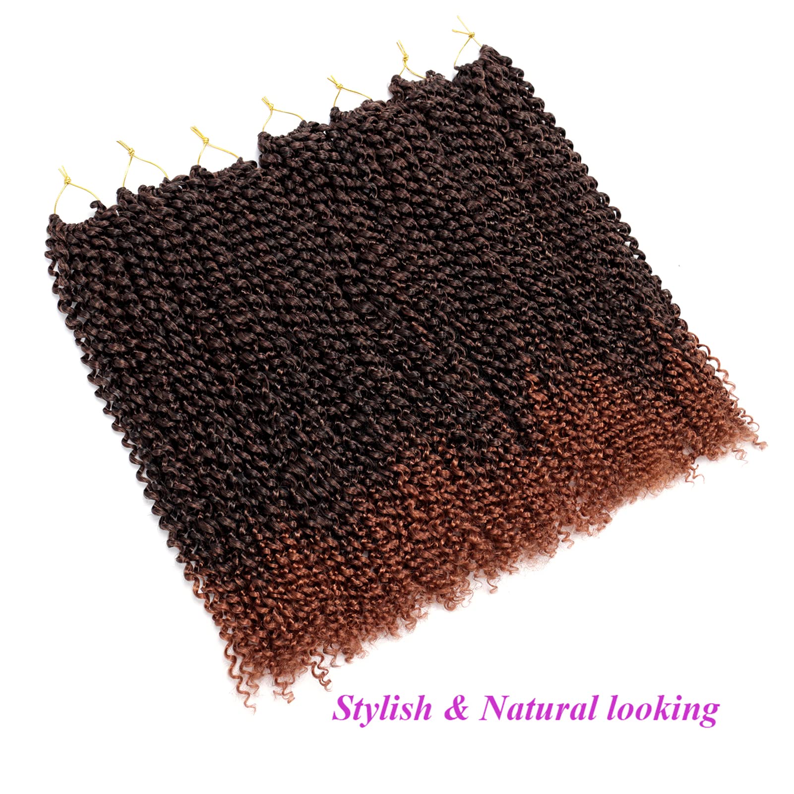 7 Packs Passion Twist Hair 22 Inch Water Wave Synthetic Braids For Passion Twist Crochet Braiding Hair Goddess Locs Long Bohemia